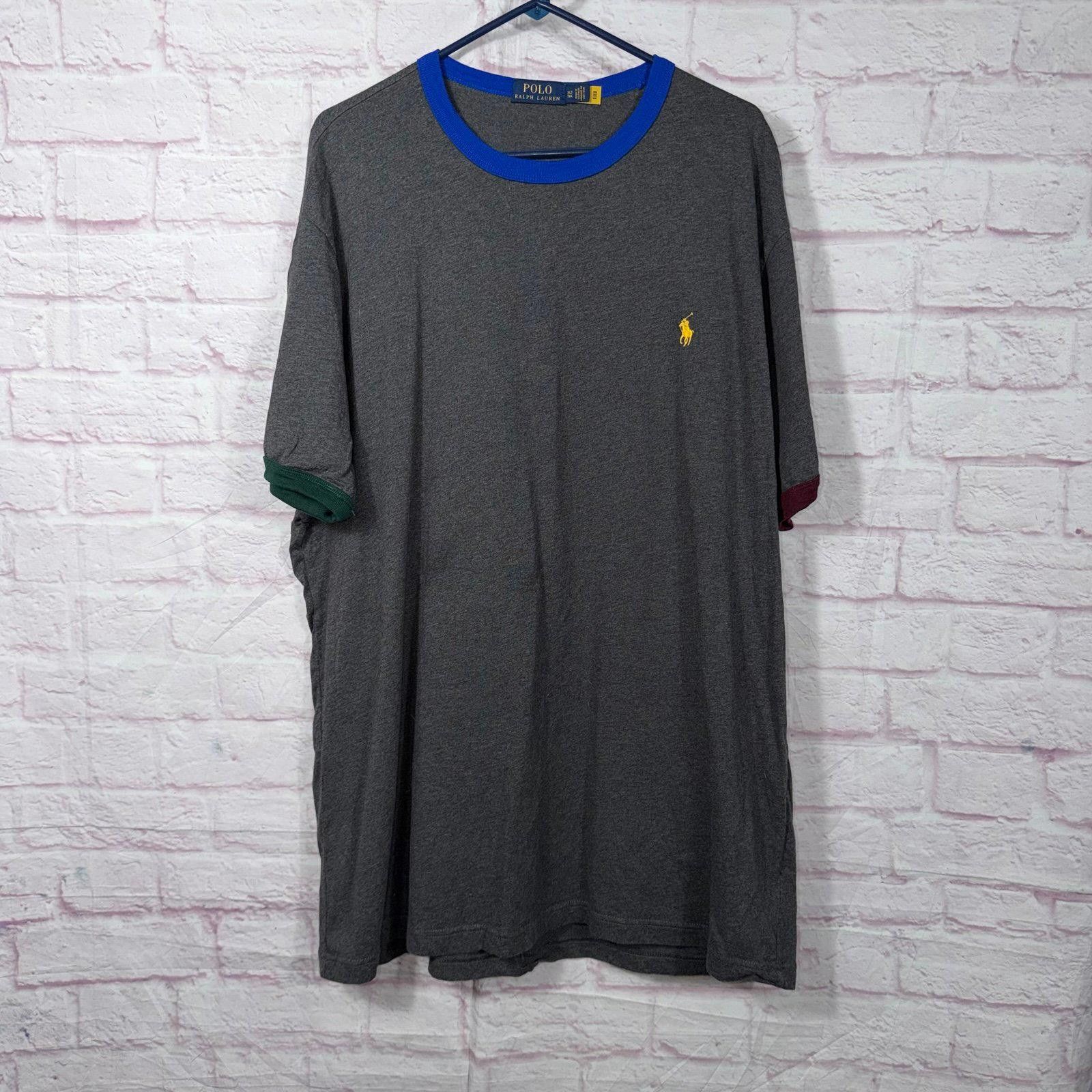 Polo Ralph Lauren Polo Ralph Lauren Men's Colorblock Crewneck T-Shirt XLT Size US XL / EU 56 / 4 - 1 Thumbnail