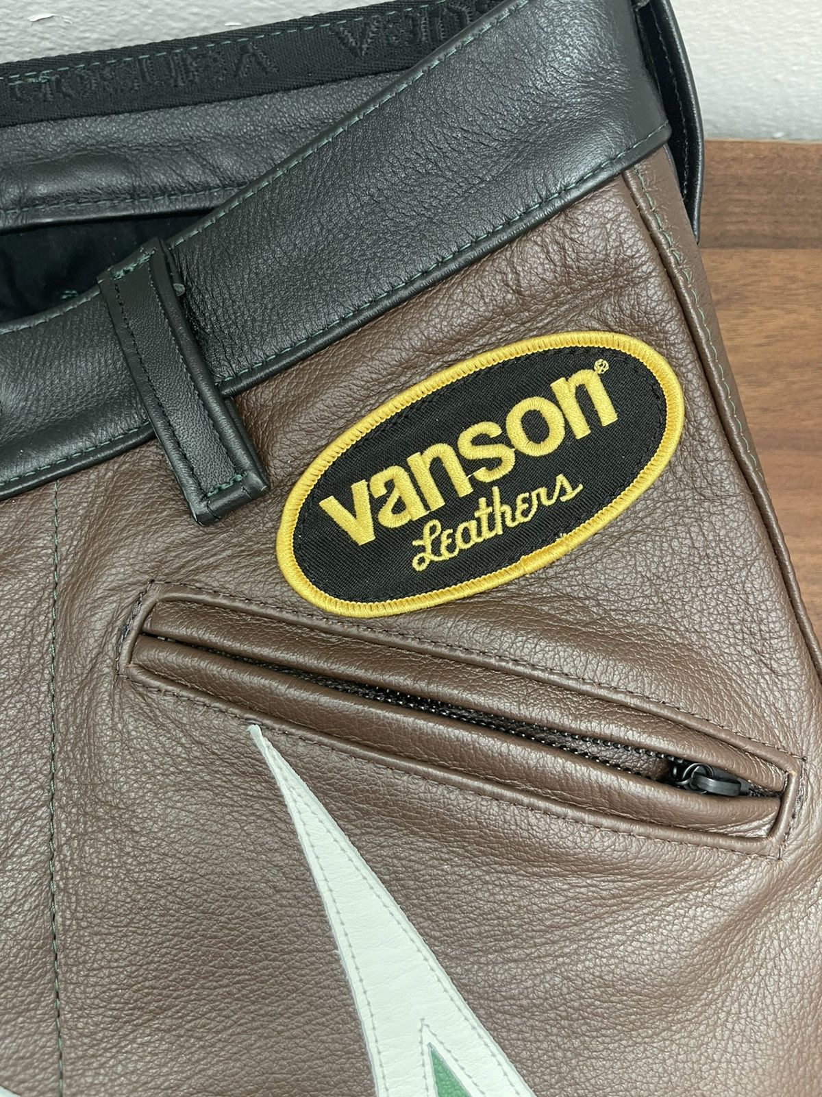 Supreme × Yohji Yamamoto Vanson Leather Pants Size US 30 / EU 46 - 7 Thumbnail
