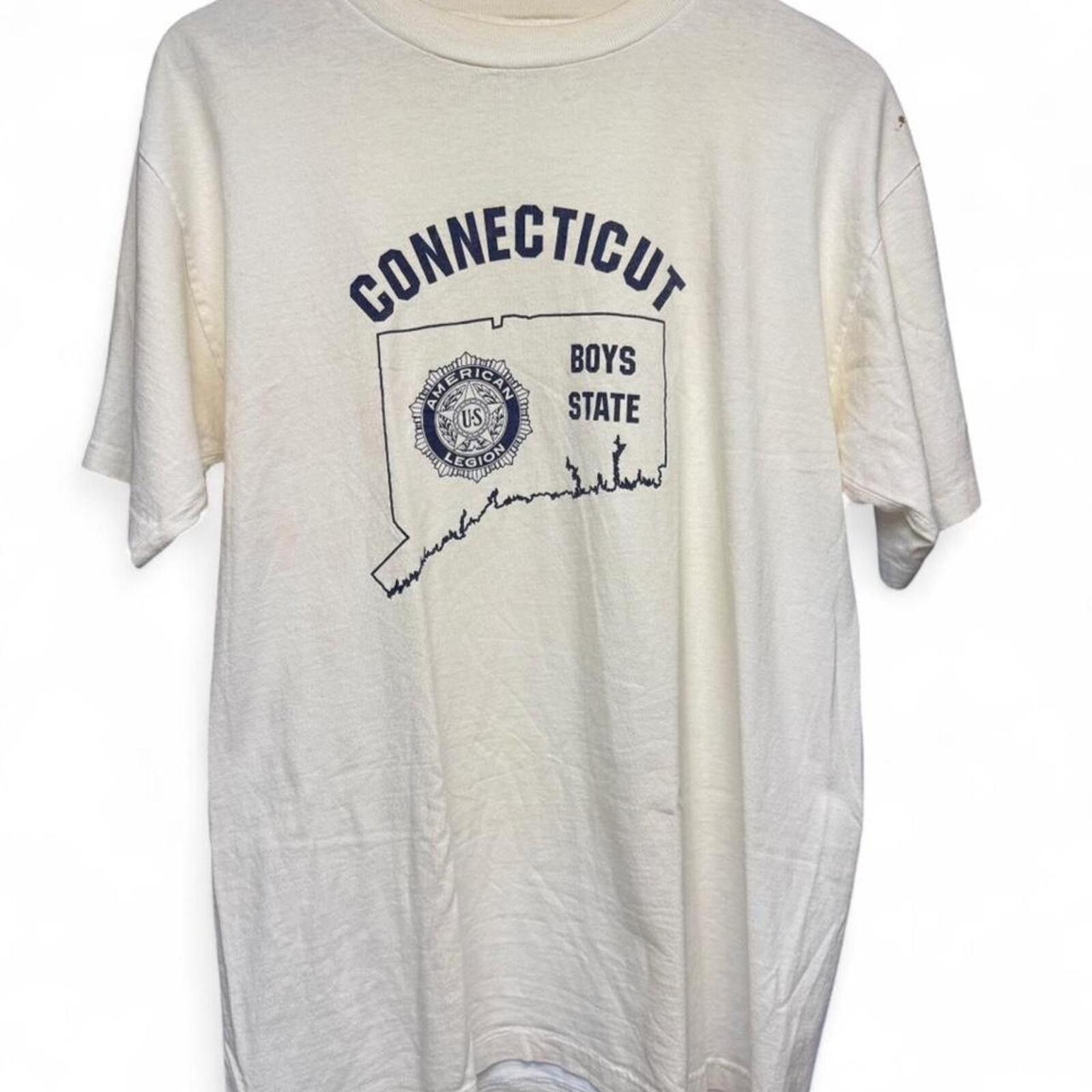 Other Thrashed vintage 1980s single stitch Connecticut T-shirt Size US M / EU 48-50 / 2 - 1 Thumbnail