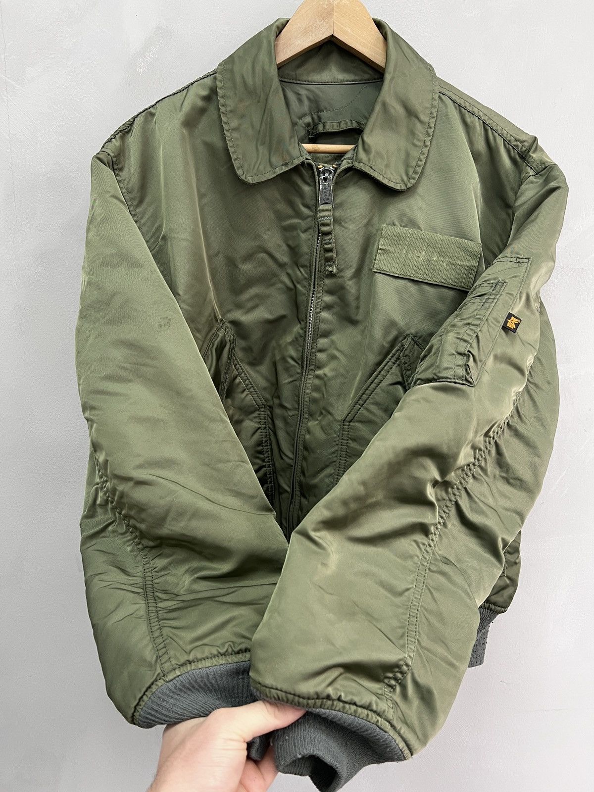 Alpha Industries × Vintage Vintage streetwear alpha industries schott bomber Size US L / EU 52-54 / 3 - 11 Thumbnail
