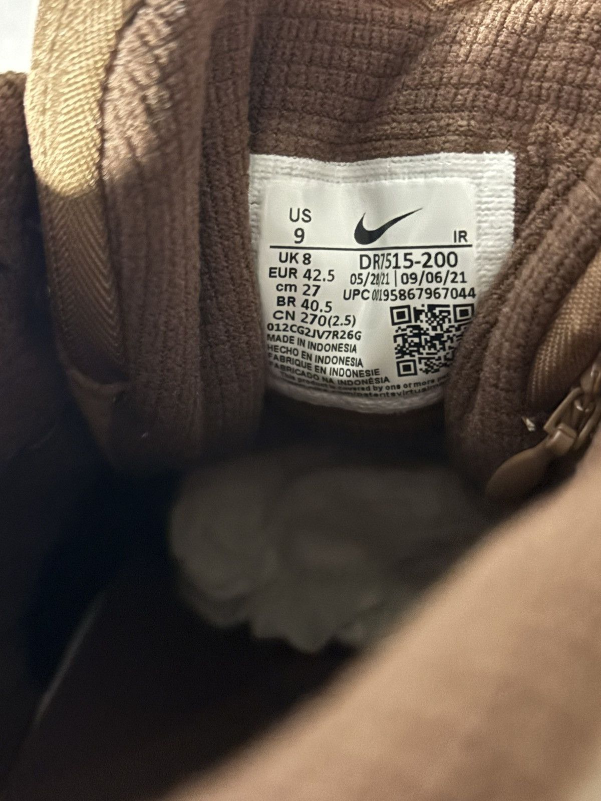 Nike × Travis Scott Nike Air Trainer 1 Travis Scott Wheat Size 9 Men DR7515-200 Size US 9 / EU 42 - 8 Thumbnail