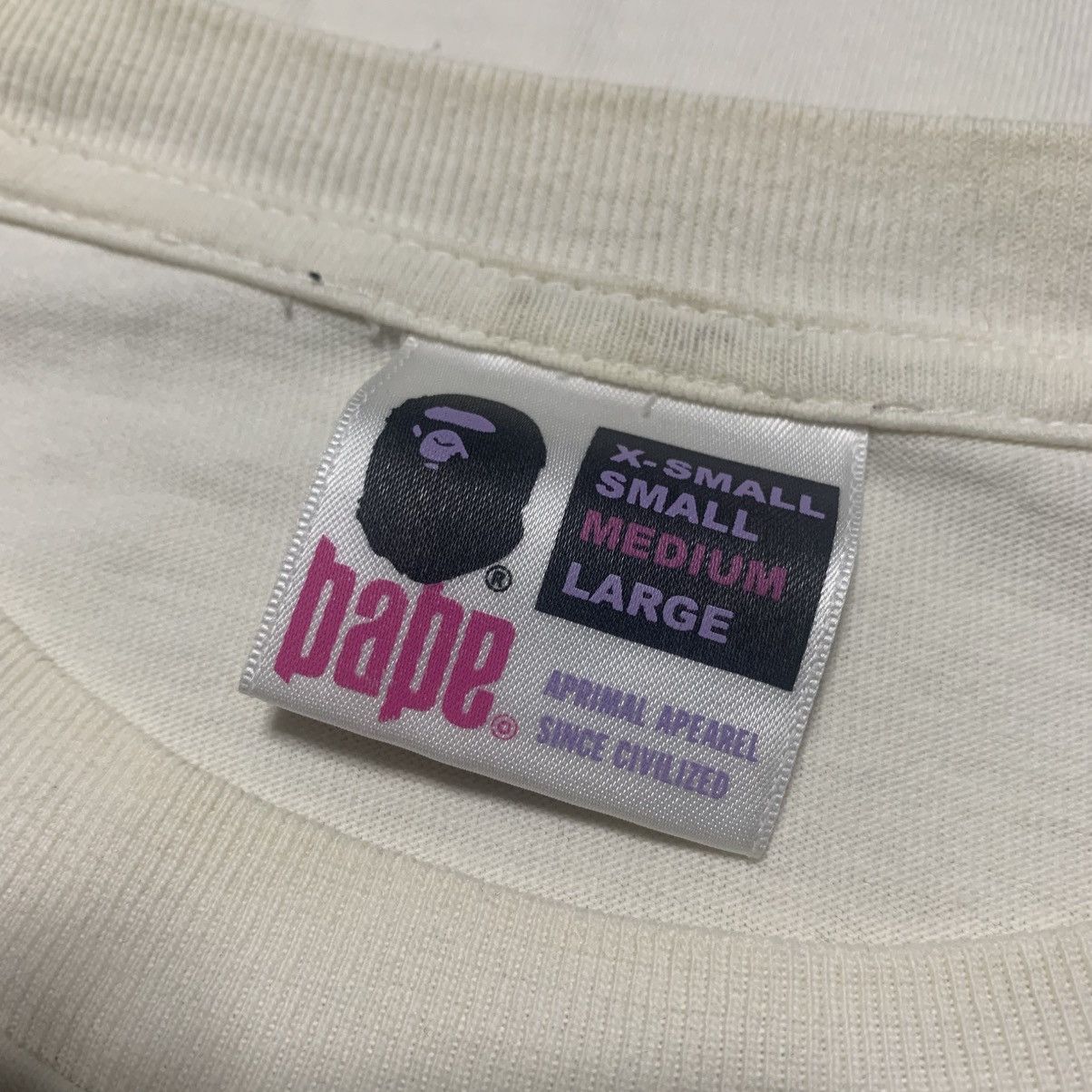 Bape Bape Medium 0 Anniversary Shibuya Store Camo White Tee Size US M / EU 48-50 / 2 - 6 Thumbnail