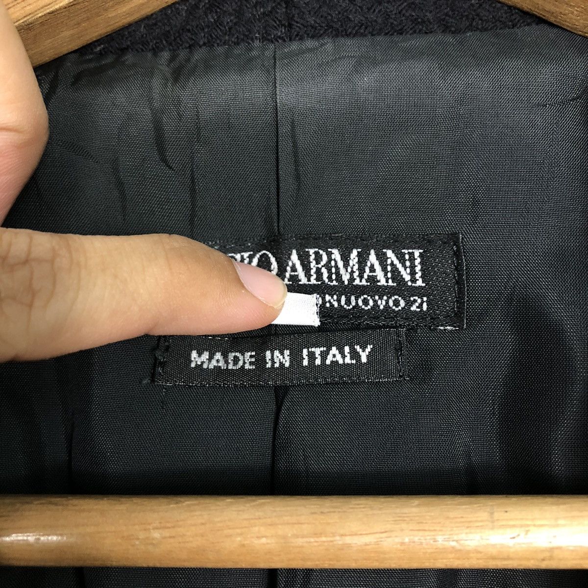 Designer × Giorgio Armani × Vintage 📌Vintage Chore Jacket Giorgio Armani Borgonuovo Italy Size M / US 6-8 / IT 42-44 - 19 Thumbnail