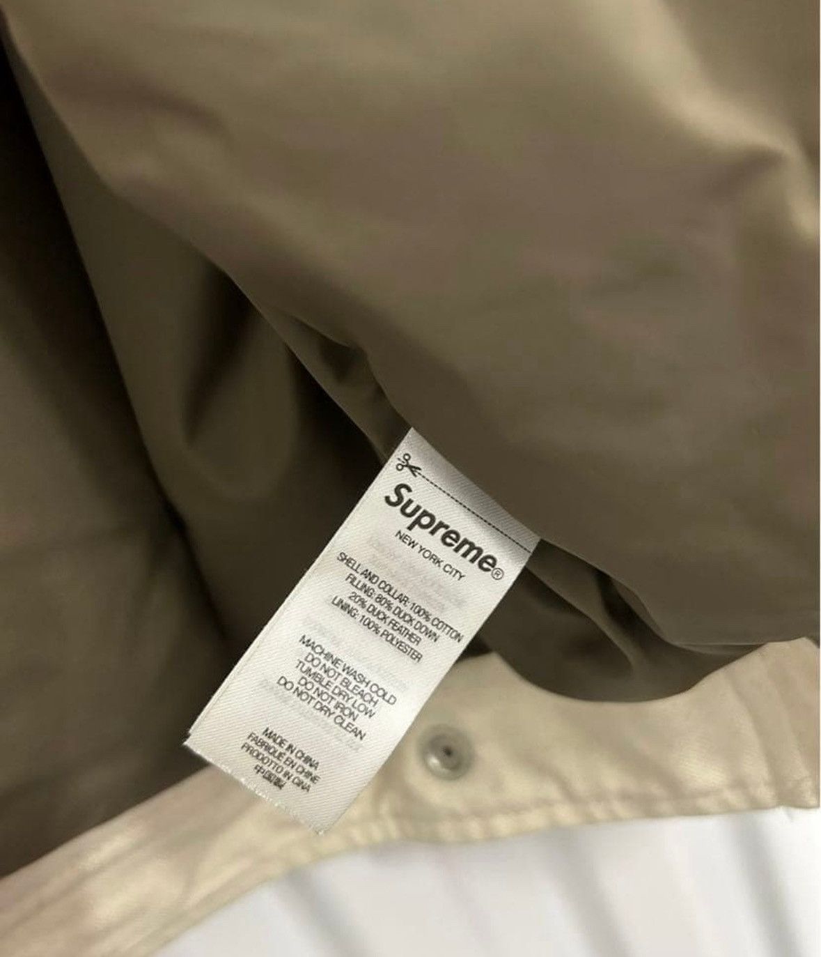 Schott × Supreme Trucker Down Jacket Size US XL / EU 56 / 4 - 4 Thumbnail