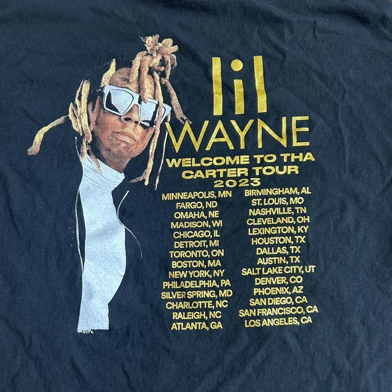 Lil Wayne Lil wayne “Welcome to Tha Carter Tour” Merch T Shirt Size US XL / EU 56 / 4 - 4 Thumbnail