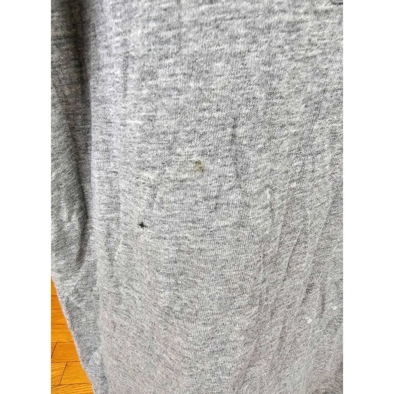 Harley Davidson Harley-Davidson Gray Cotton T-Shirt XL Worn Distressed Faded Mens Size US XL / EU 56 / 4 - 5 Thumbnail