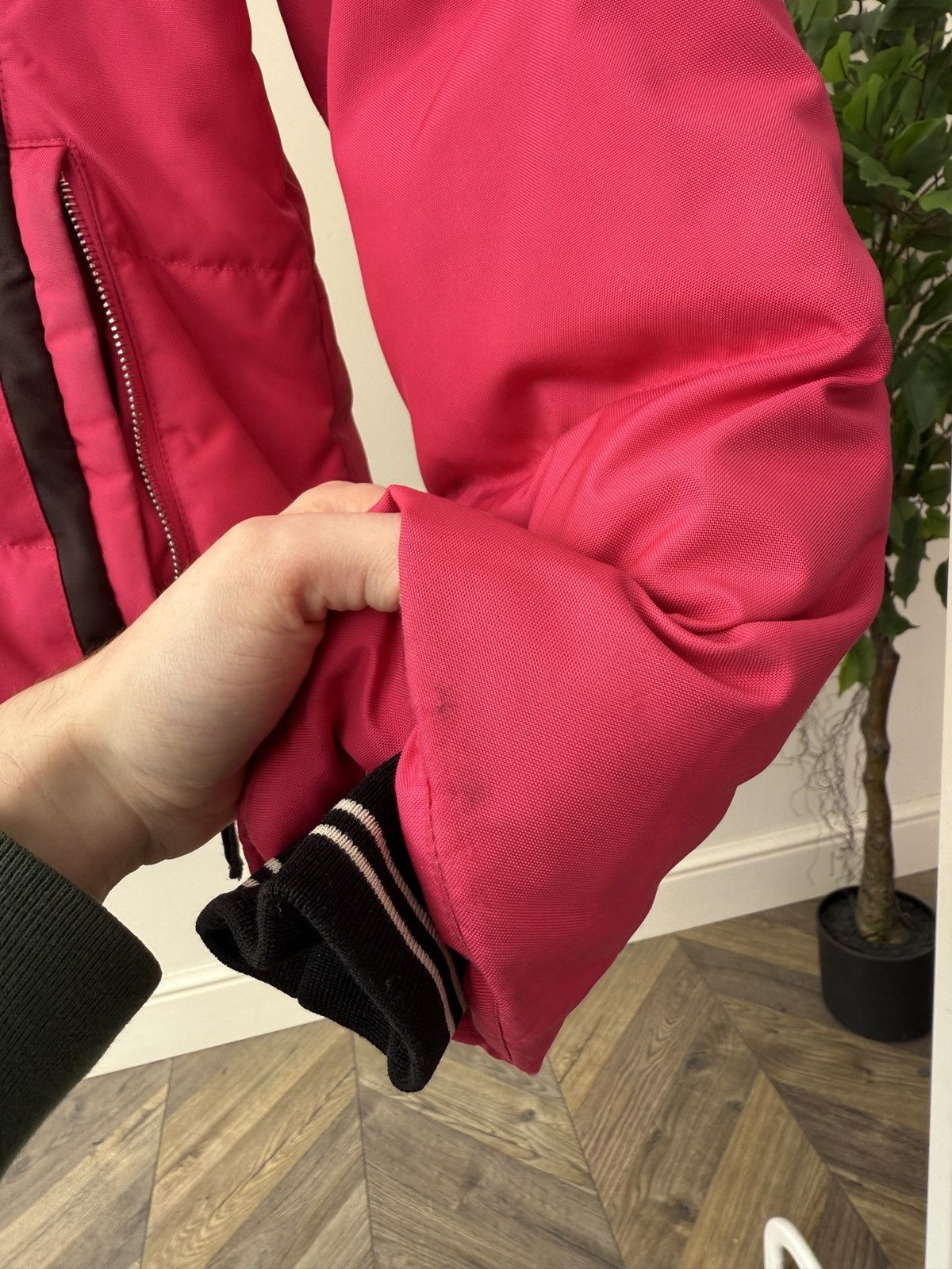 Bogner Vintage Bogner Sport Women’s Pink Down Ski Jacket Hooded Size XS / US 0-2 / IT 36-38 - 6 Thumbnail