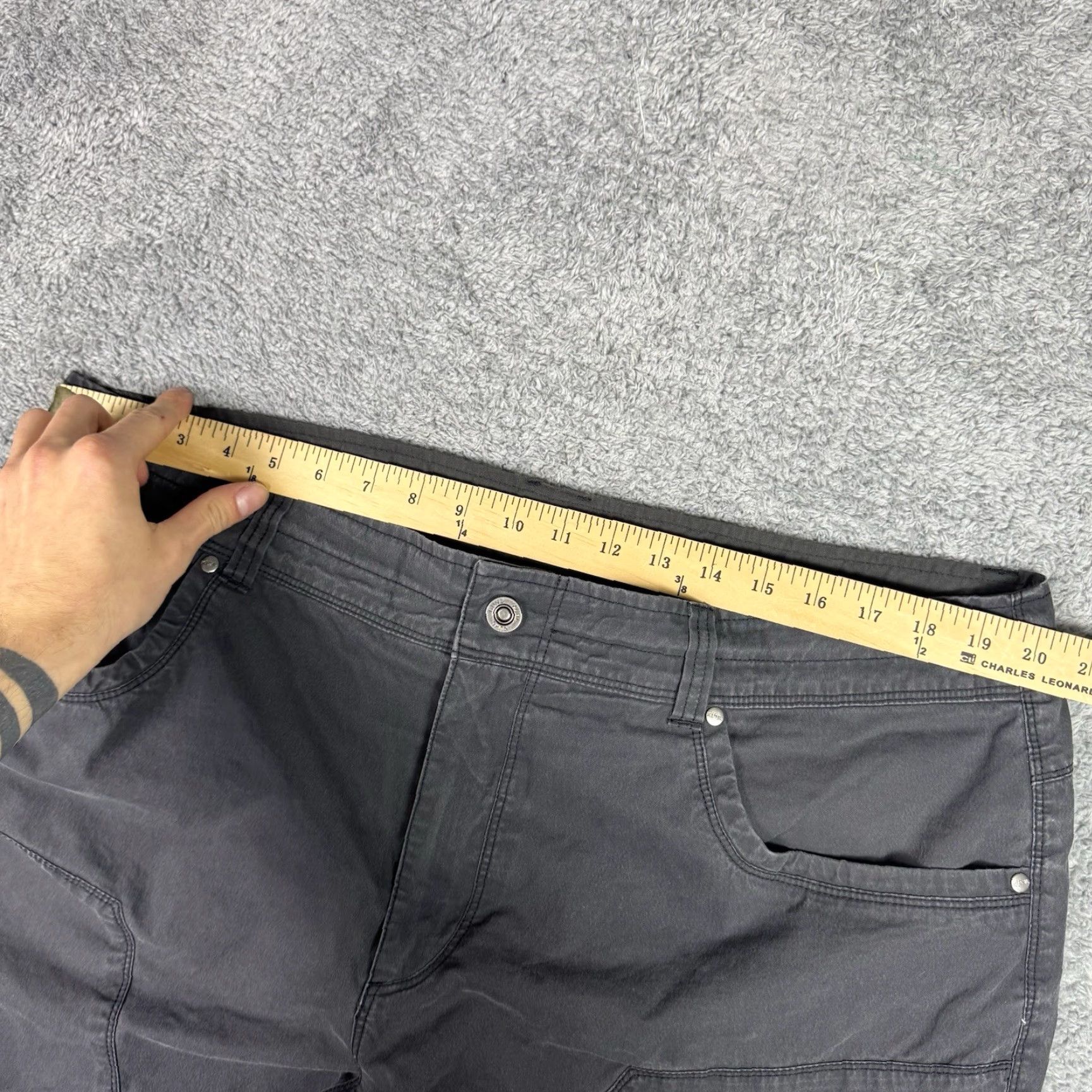 Vintage KUHL The Outsider Pants Men 40x32 Gray Klassik Fit Vintage Patina Gorpcore 5233 Size US 40 / EU 56 - 4 Thumbnail