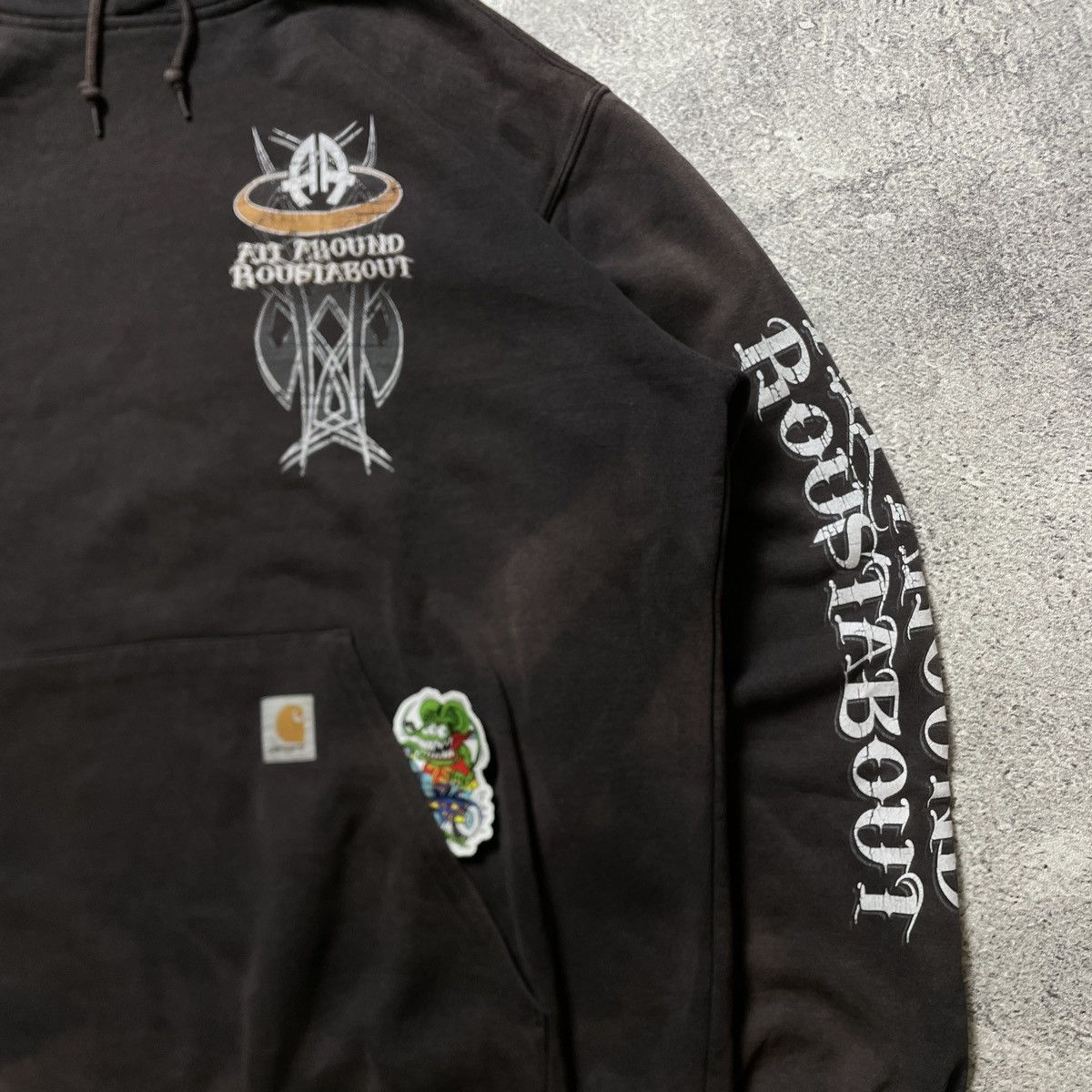 Carhartt Vintage Carhartt Midweight Hoodie X All Around Roustabout Size US XL / EU 56 / 4 - 3 Thumbnail