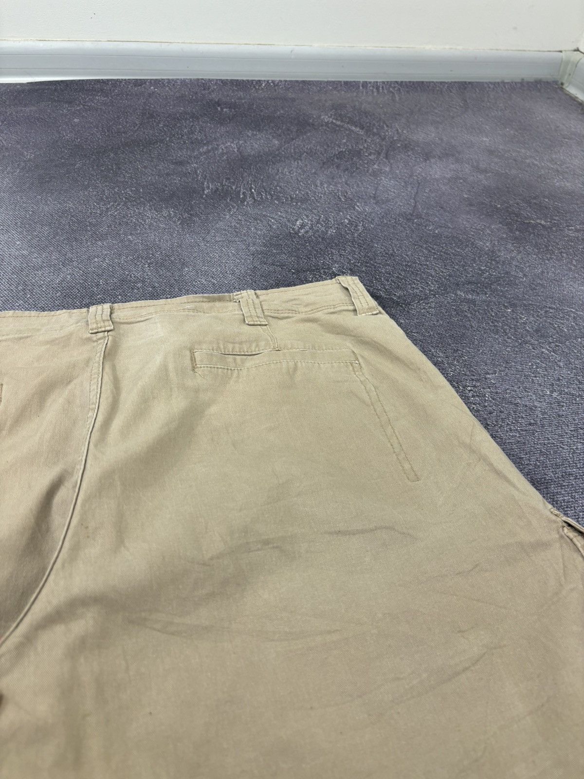 Vintage Vintage Wrangler Y2K Utility Hype Beige Cargo Shorts Size US 36 / EU 52 - 15 Thumbnail