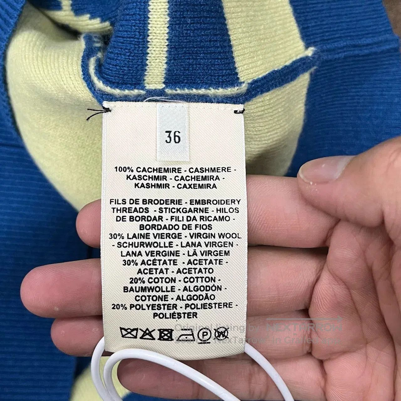 Hermes Hermes Blue War Horse Cardigan. Size US XS / EU 42 / 0 - 8 Thumbnail