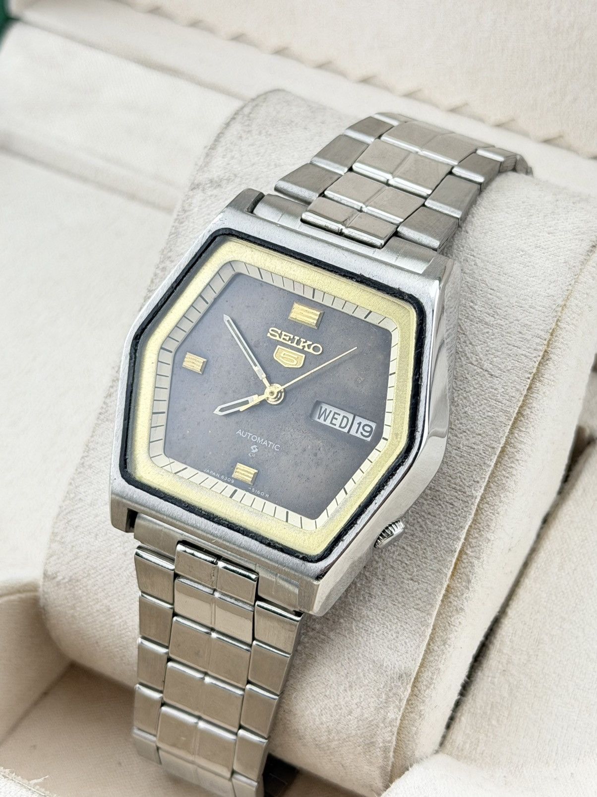 Seiko Seiko 5 Automatic Patina Dial Vintage Watch Size 36 - 4 Thumbnail