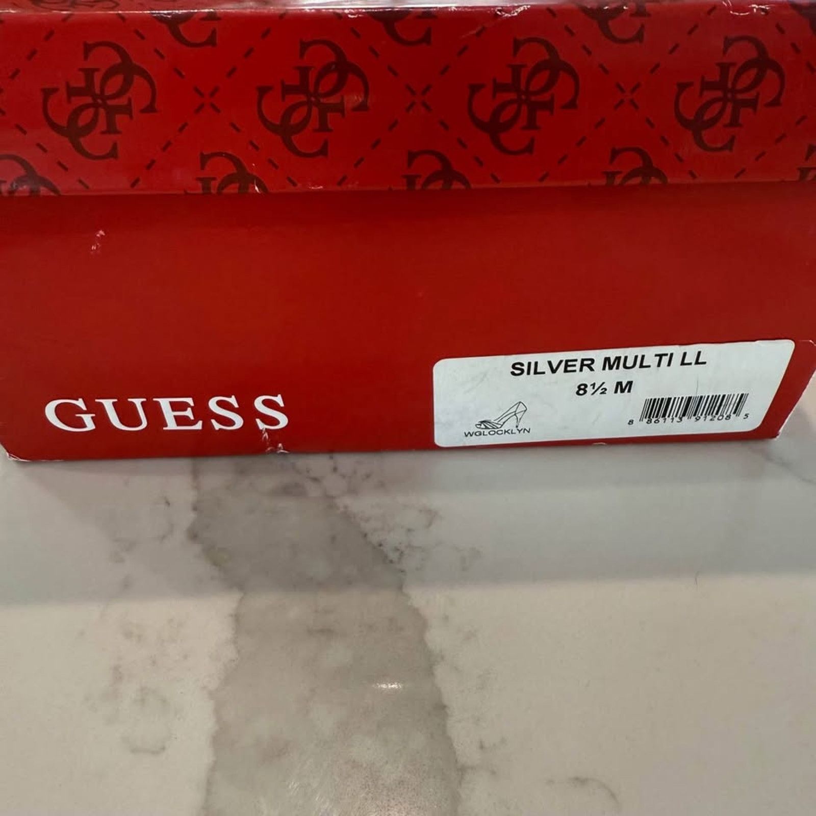 Guess Guess Platform Snakeskin Stiletto Heels Womens 8.5M Silver Size US 8.5 / IT 38.5 - 9 Thumbnail