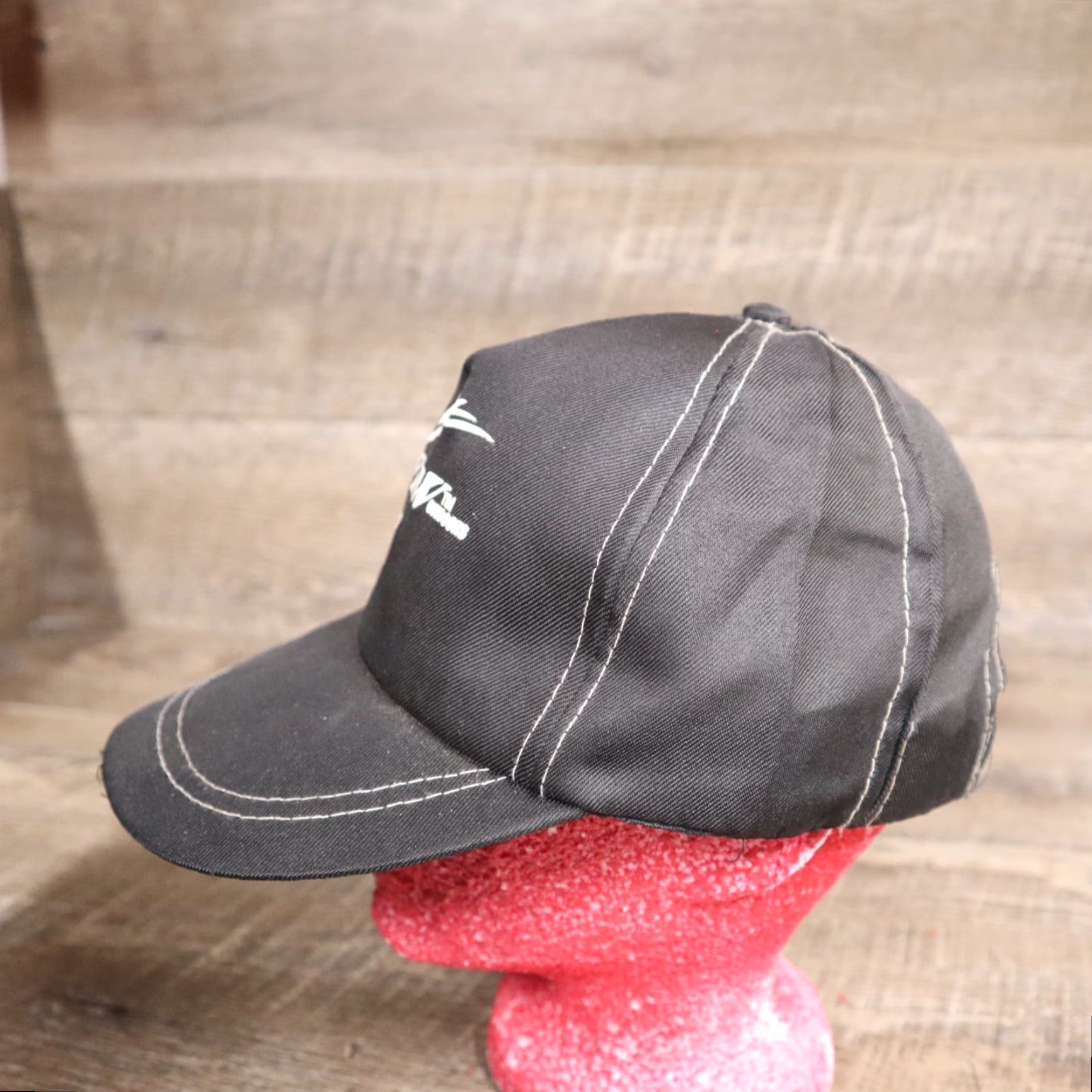 Vintage FLW Outdoors Hat Baseball Cap Mens One Size Black Adjustable Strapback Fishing Theme 90s? Size ONE SIZE - 5 Thumbnail