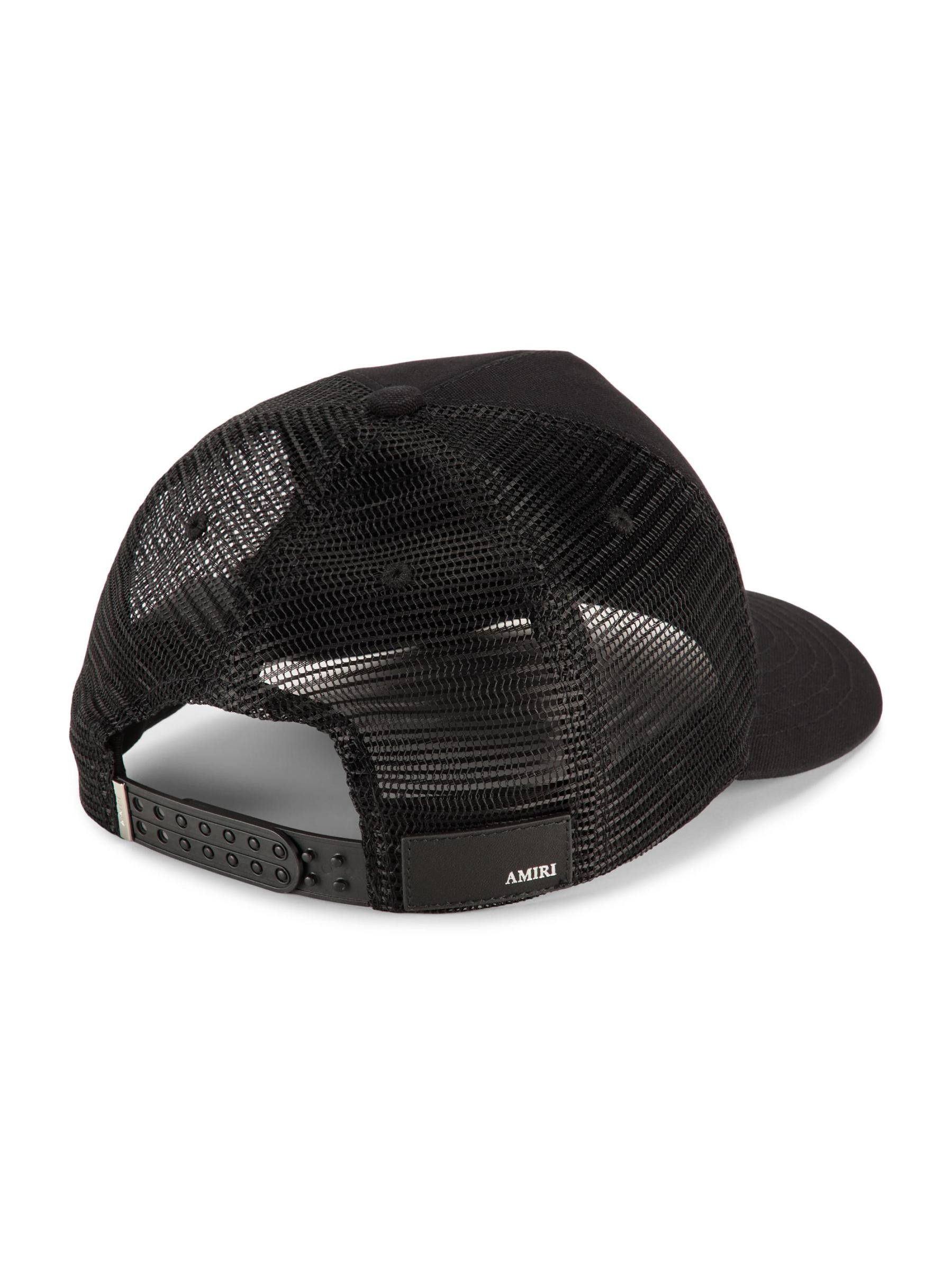 Amiri os11x1225 Size: OS / MA Crest Trucker Hat / Cap in Black Size ONE SIZE - 2 Thumbnail