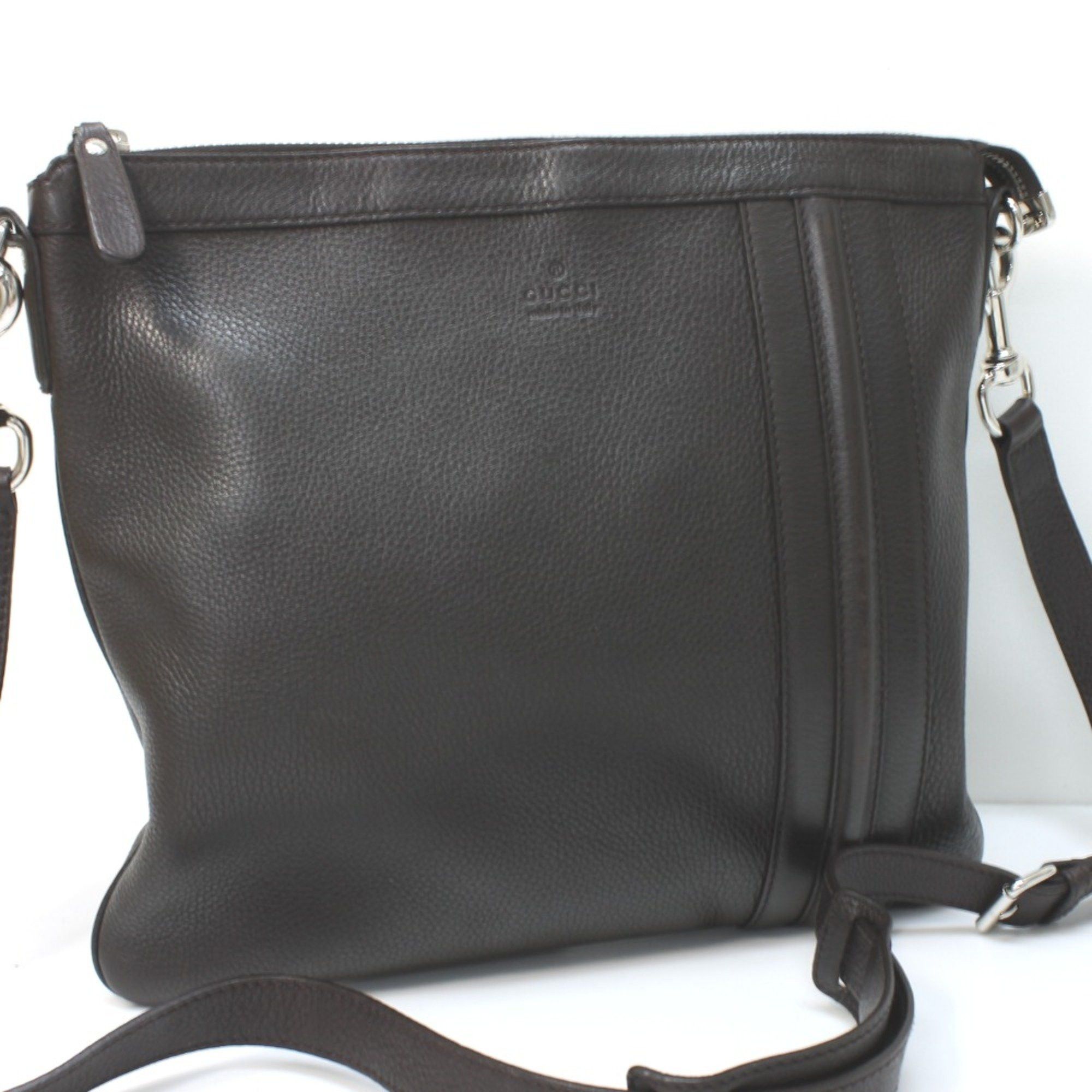 Gucci Gucci 233329 Bag Shoulder Bag Brown Dark brown Size ONE SIZE - 1 Thumbnail