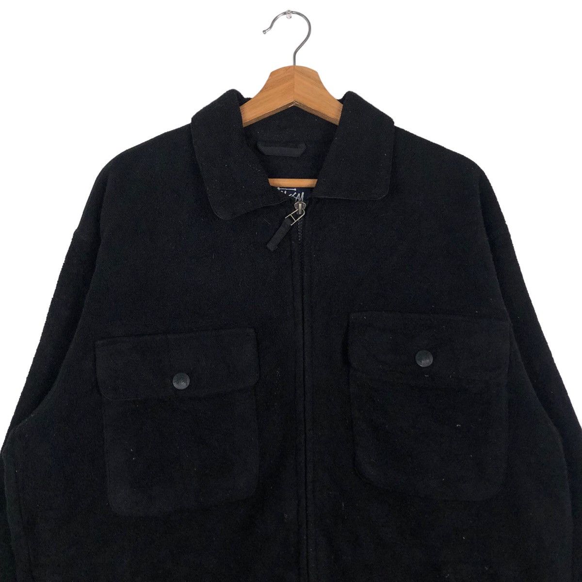 Stussy 🔥Vintage Stussy Zipper Jacket Big Pocket Biker Wear Size US M / EU 48-50 / 2 - 3 Thumbnail