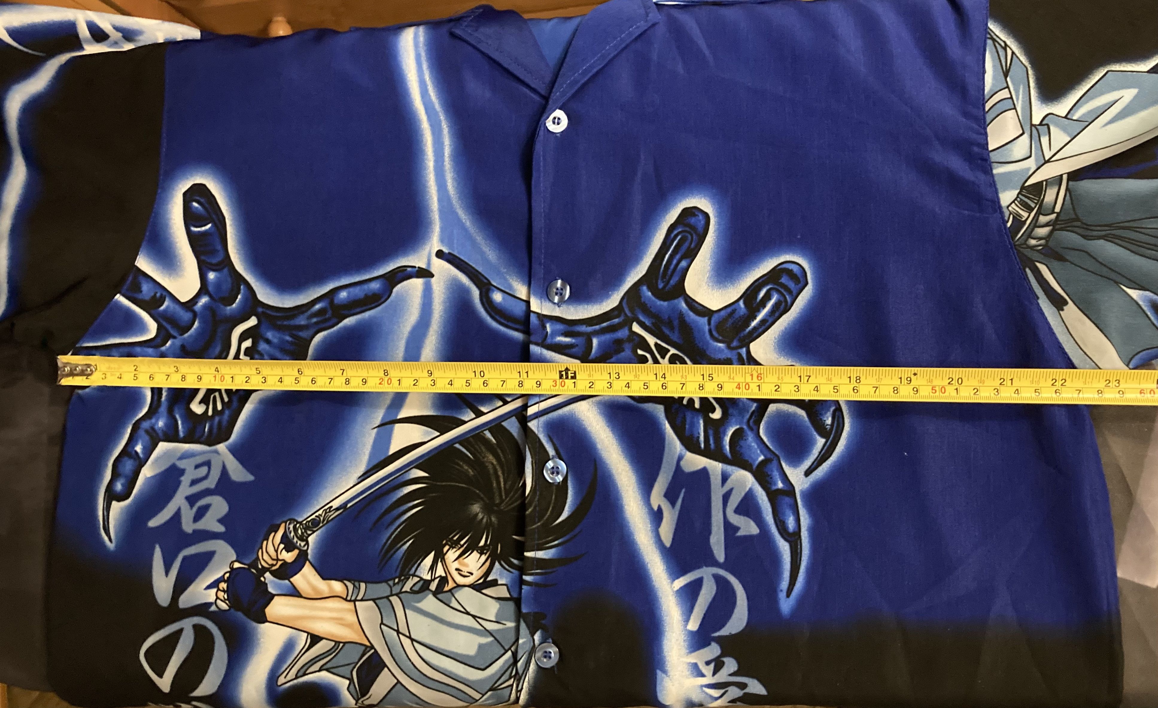 Anime × Japanese Brand × Vintage Y2K Dragon Ball Sagara Sanosuke Button Up Anime Samurai Size US L / EU 52-54 / 3 - 6 Thumbnail