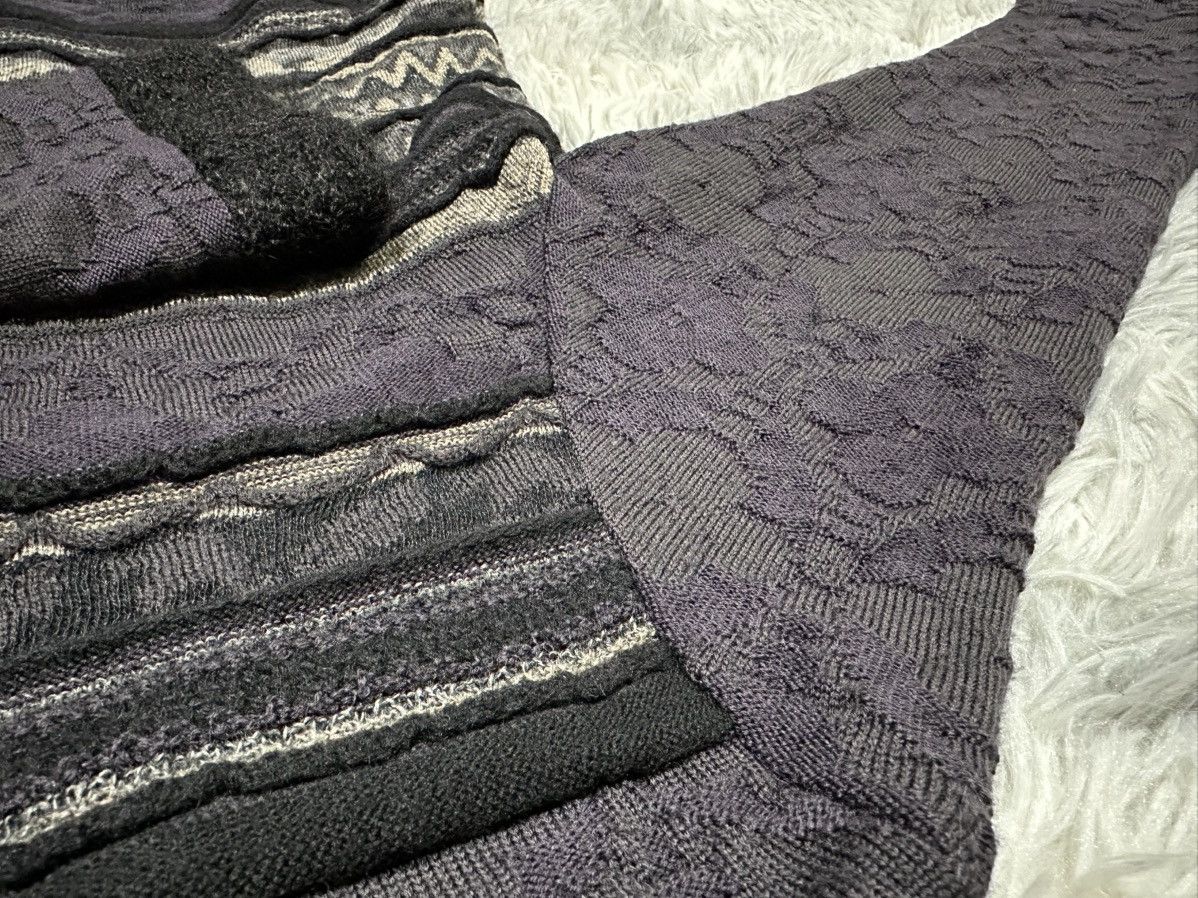 Japanese Brand 🔥Rare Archive M.&Kyoko Crafted Knit Asymmetric Cloaks Size US L / EU 52-54 / 3 - 16 Thumbnail
