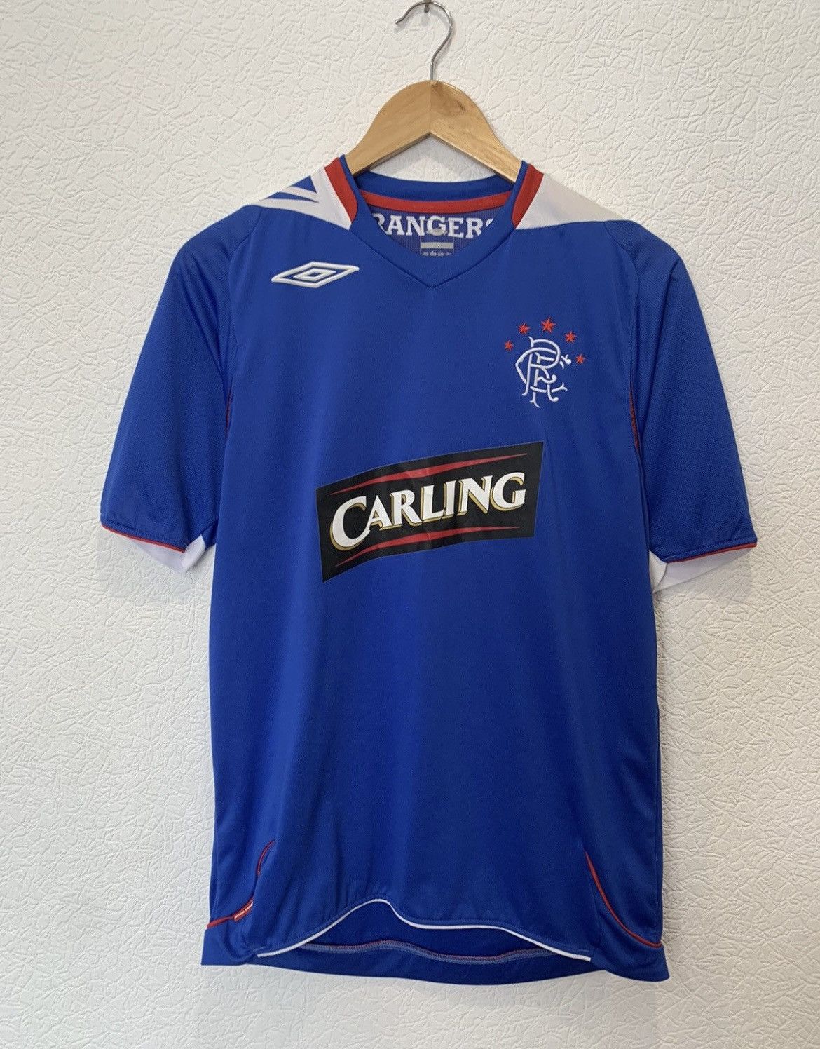 Umbro × Vintage RANGERS GLASGOW UMBRO 2006/2007 HOME KIT SOCCER JERSEY Size US S / EU 44-46 / 1 - 1 Thumbnail