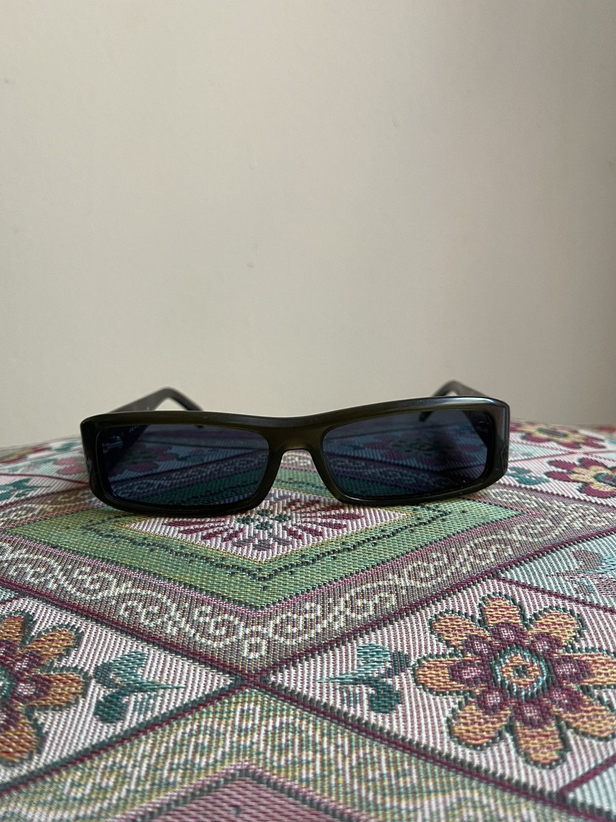 Prada × Vintage Vintage Prada Rectangle Sunglasses 90s | Grailed
