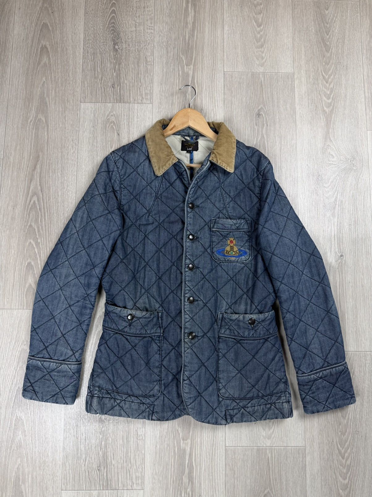 Lee × Vivienne Westwood Vivienne Westwood x Lee Montana Snow Quilted Denim Jacket Size US M / EU 48-50 / 2 - 3 Thumbnail