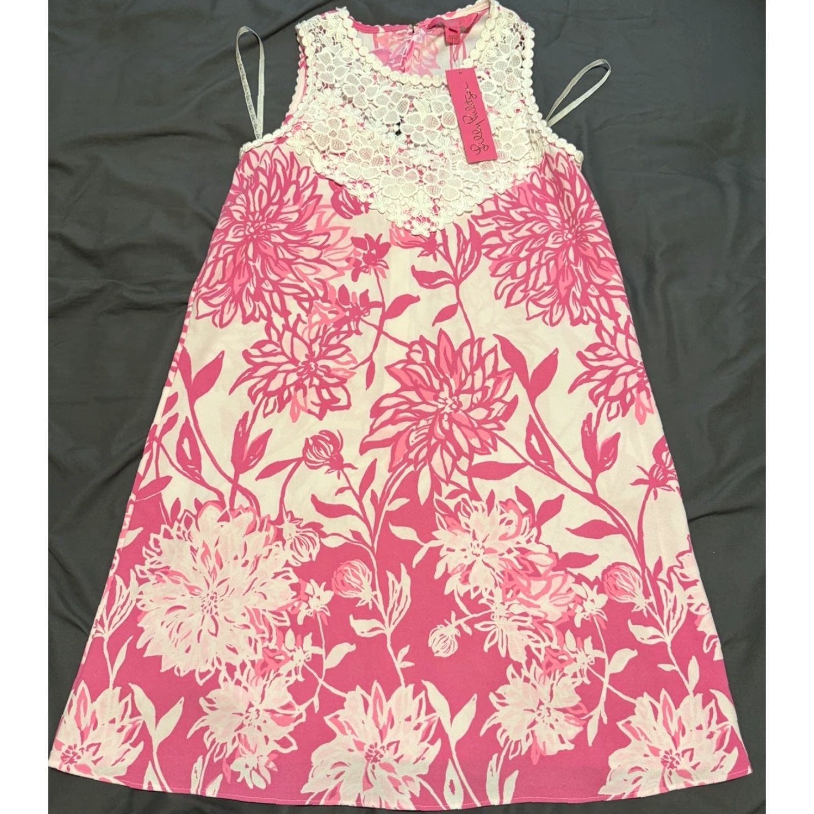 Lilly Pulitzer Lilly Pulitzer Dress Sz 00 White Resort NWT Nala Soft Shift Retail 78 Size XXS / US 00 / IT 34 - 4 Thumbnail