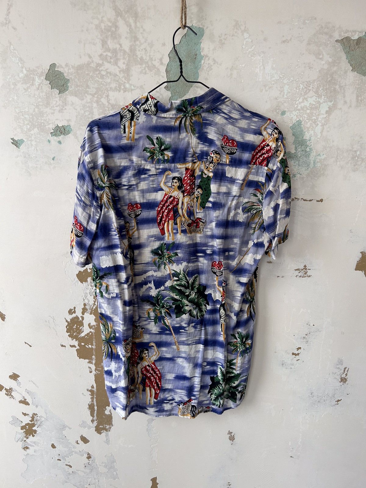 Other VINTAGE HAWAIIAN COTTON LINE SHIRT Size US M / EU 48-50 / 2 - 5 Thumbnail