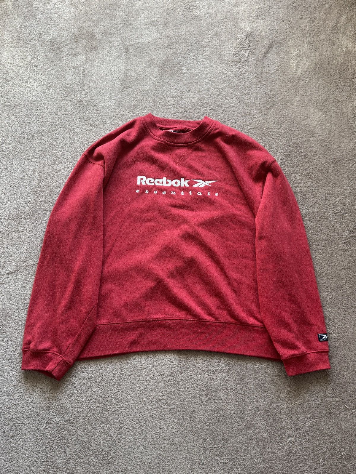Vintage Reebok Essentials Y2K vintage faded Baggy Sweatshirt Size US S / EU 44-46 / 1 - 1 Thumbnail