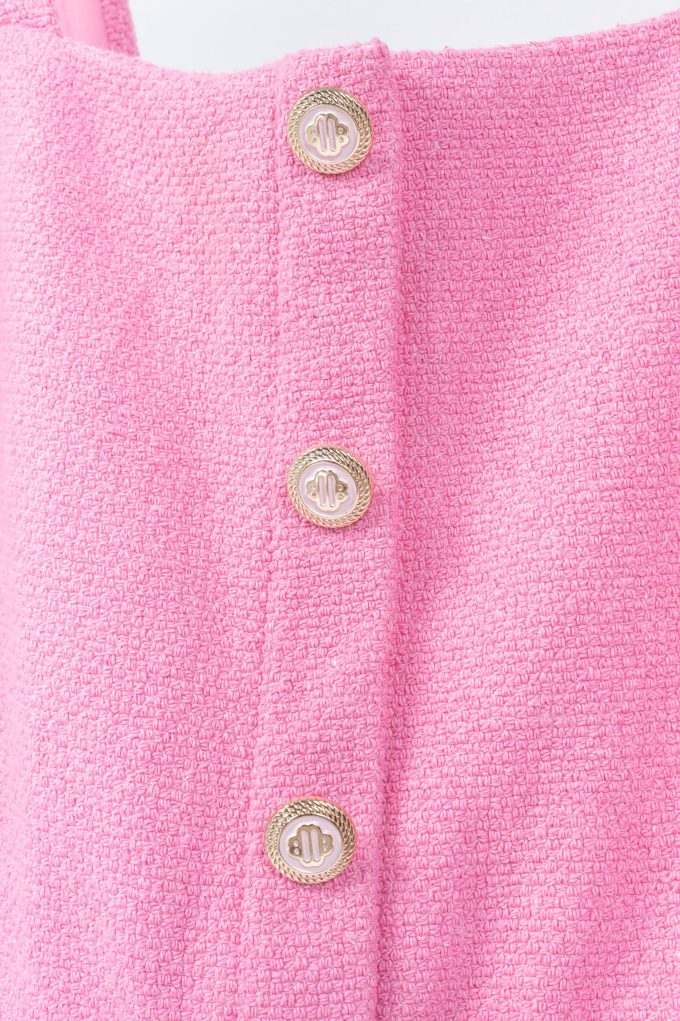 Maje Maje Rose Cotton-Tweed Braided-Trim Wide-Leg Pant Suit Size 26" / US 2 / IT 38 - 8 Thumbnail