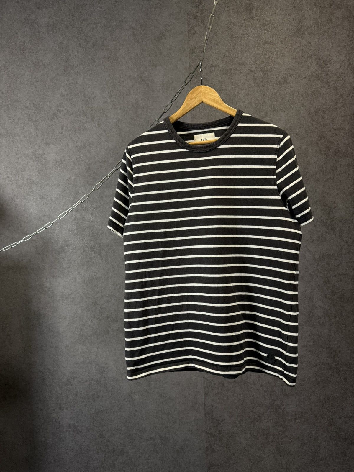 Folk Folk designer striped tee Size US L / EU 52-54 / 3 - 1 Thumbnail