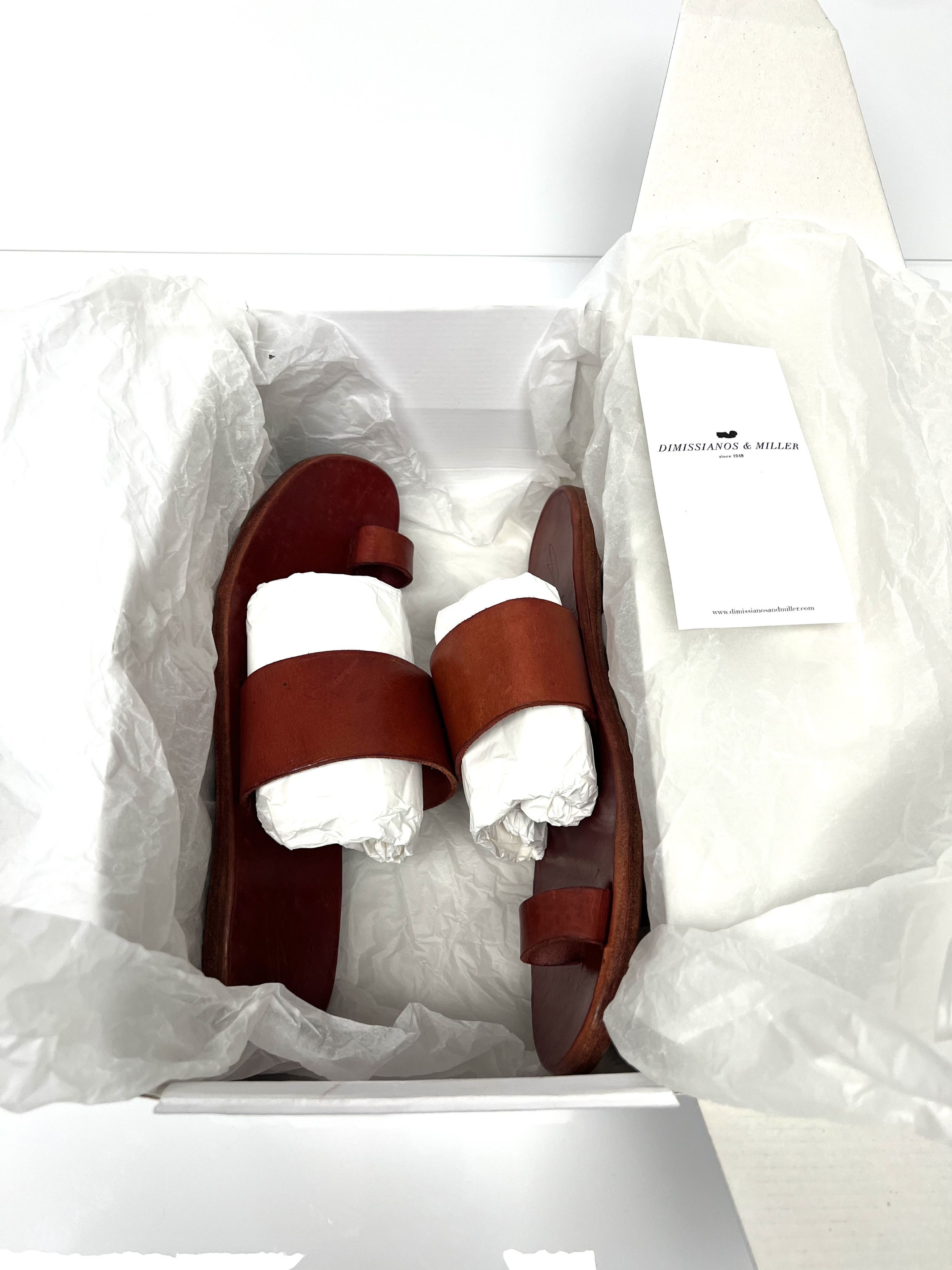 Dimissianos & Miller DIMISSIANOS & MILLER LEATHER SLIDE / SANDALS Size US 11 / EU 44 - 19 Thumbnail