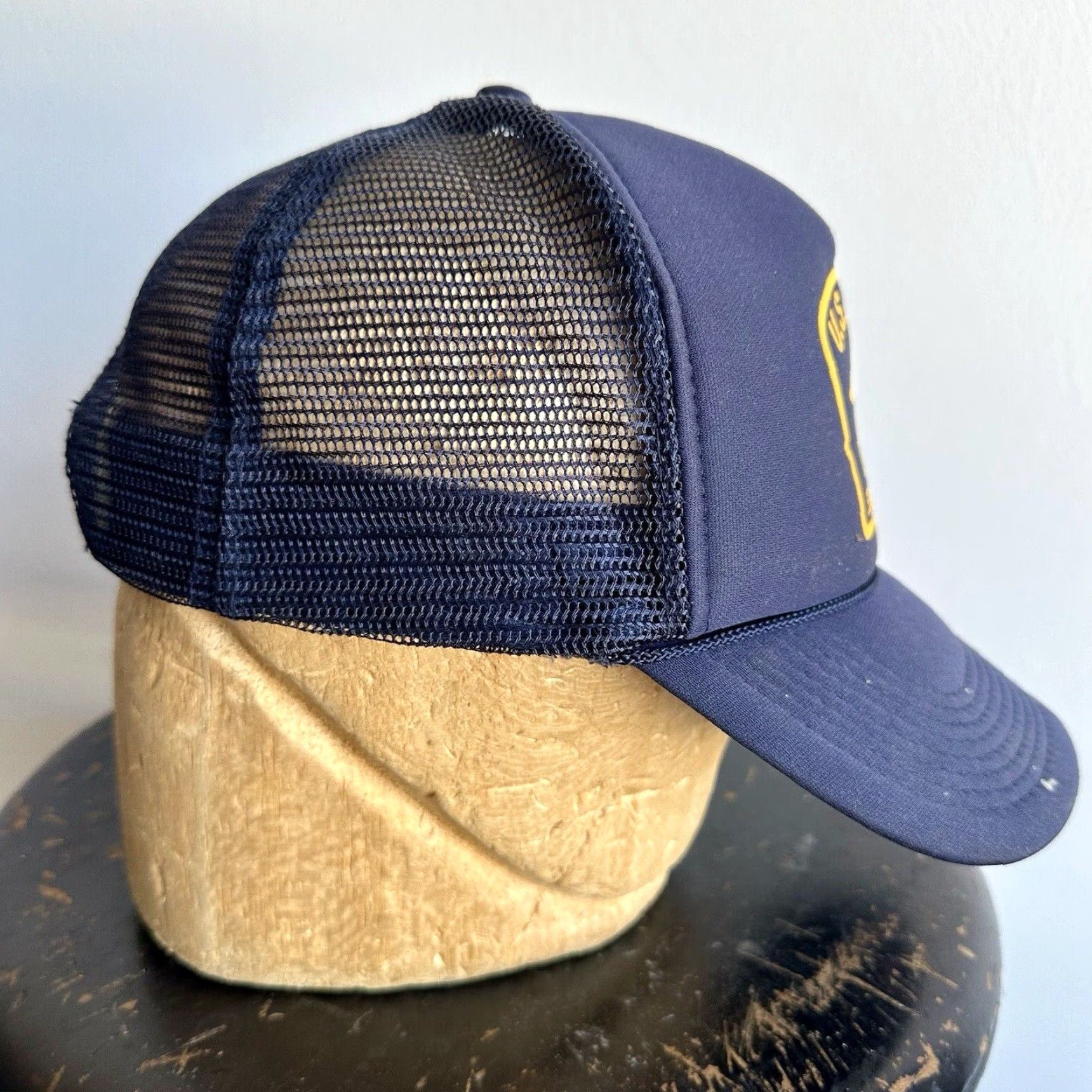 Vintage VINTAGE US Navy Sea Cadet Trucker Hat Cap S Blue Men 80s Size ONE SIZE - 3 Thumbnail