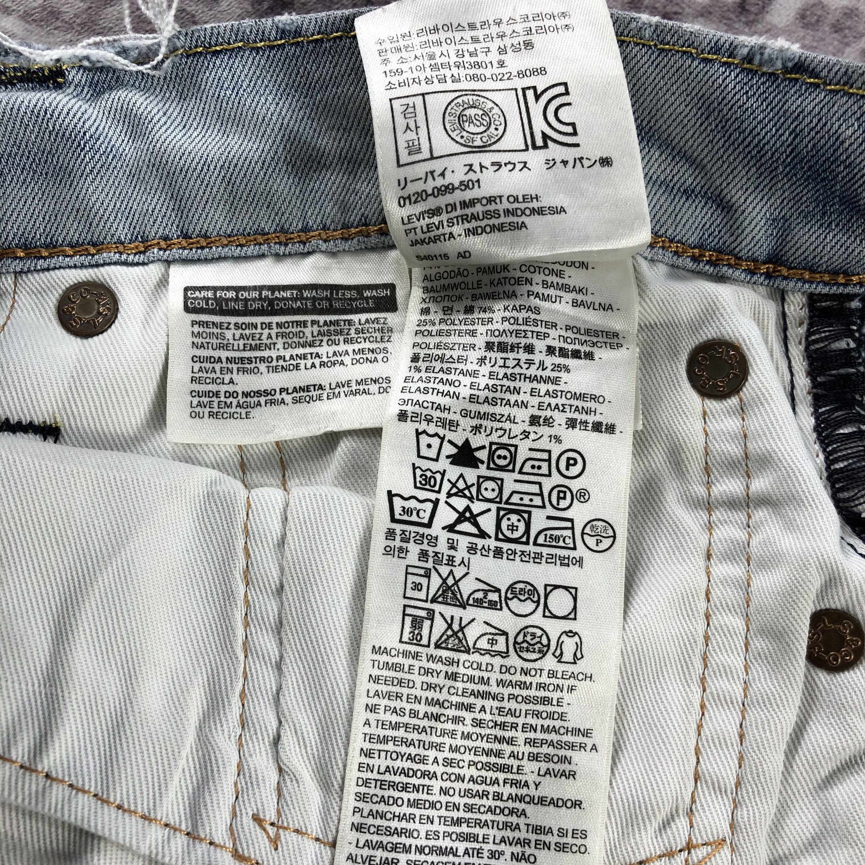 Levi's × Vintage Vintage Light Wash Levis 511 Jeans-JM2796 Size US 33 - 12 Thumbnail