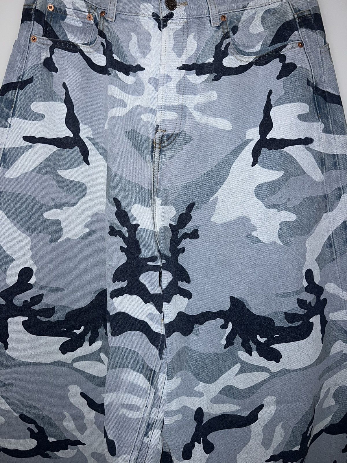 Vetements Camo Big Shape Jeans Size US 38 / EU 54 - 5 Thumbnail