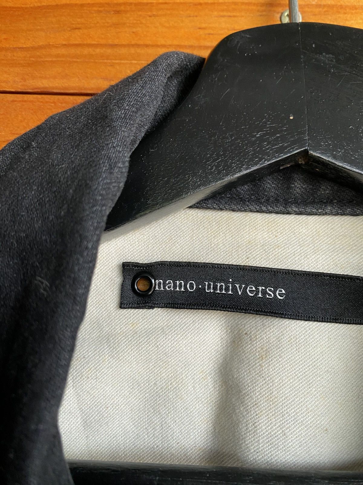 NANO universe Nano Universe × Wrangler Black Denim Jacket Collaboration Size US M / EU 48-50 / 2 - 11 Thumbnail