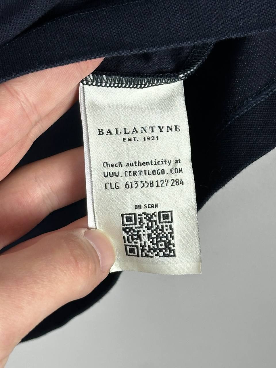 Ballantyne Luxury Ballantyne Navy Cotton Casual Polo T Shirt Size US L / EU 52-54 / 3 - 9 Thumbnail