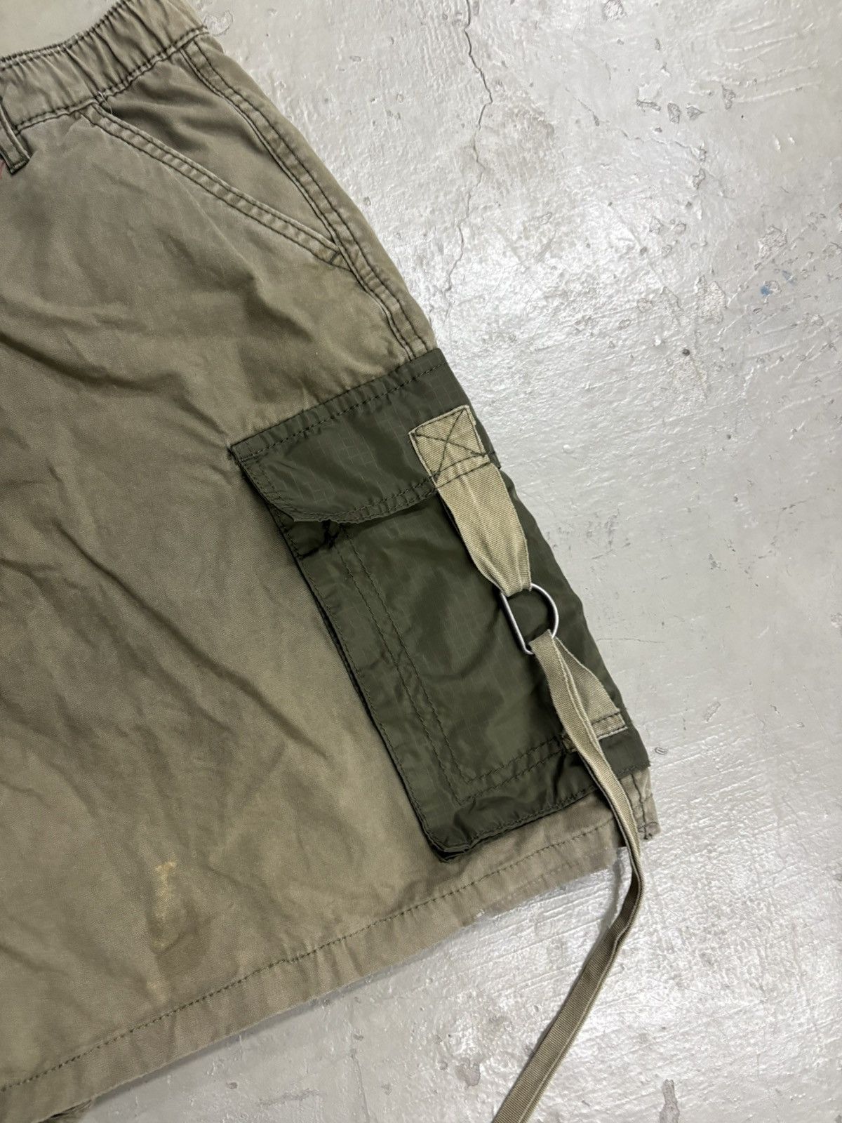 Japanese Brand Vintage Seynaeve MVO Military Belgian Army Twill Cargo Short Size US 34 / EU 50 - 2 Thumbnail