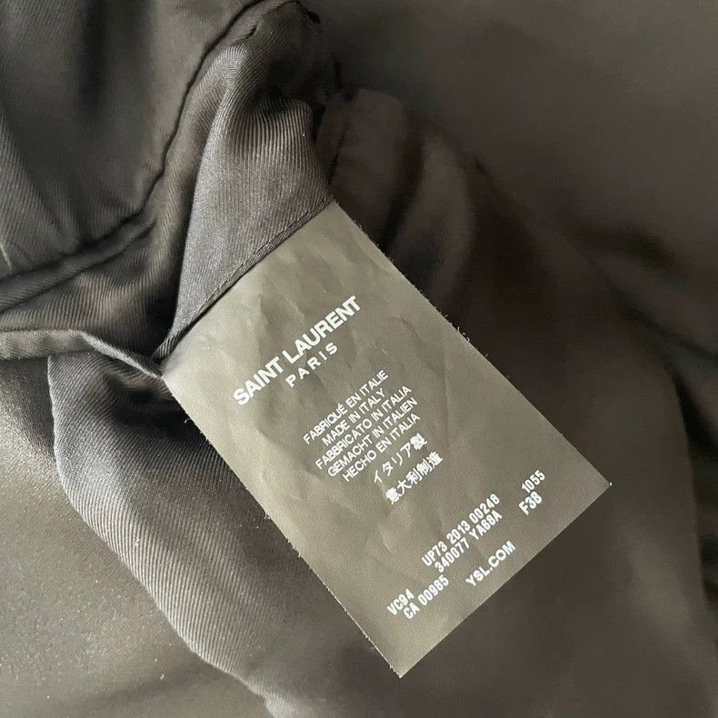 Hedi Slimane Saint Laurent Gold Thread Shawl Collar Blazer Size US M / EU 48-50 / 2 - 5 Thumbnail