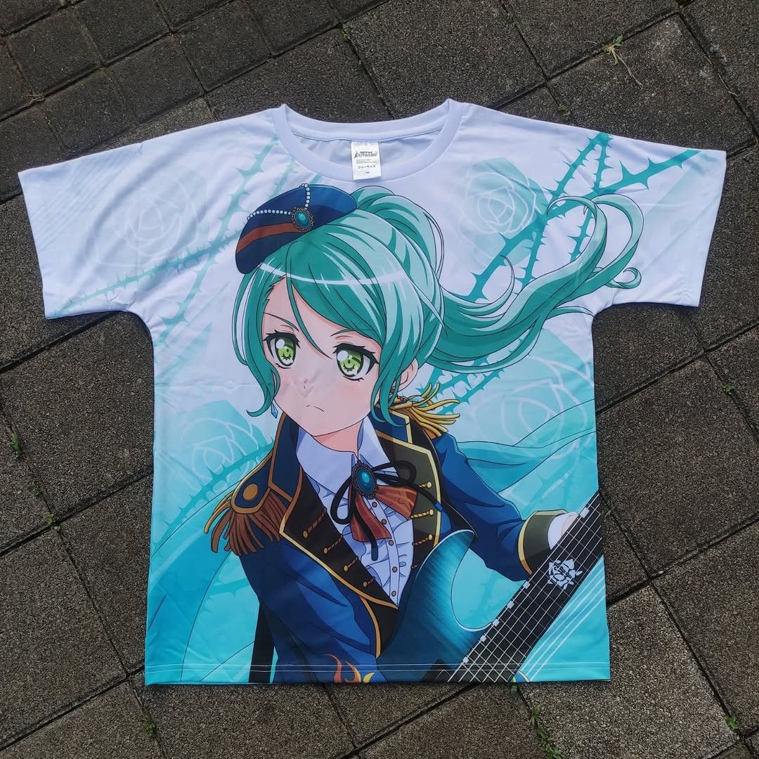 Anime Bang Dream Roselia Sayo Hikawa Anime Tee Size US XL / EU 56 / 4 - 1 Thumbnail