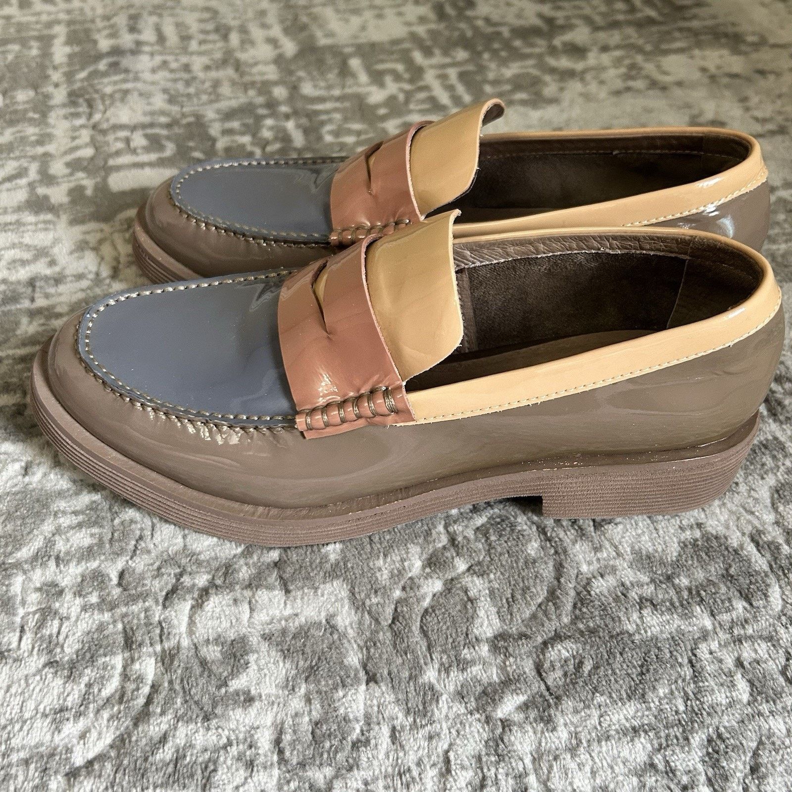 Jeffrey Campbell Jeffrey Campbell Lenna Taupe Leather Loafers Women’s Size 6 Size US 6 / IT 36 - 4 Thumbnail