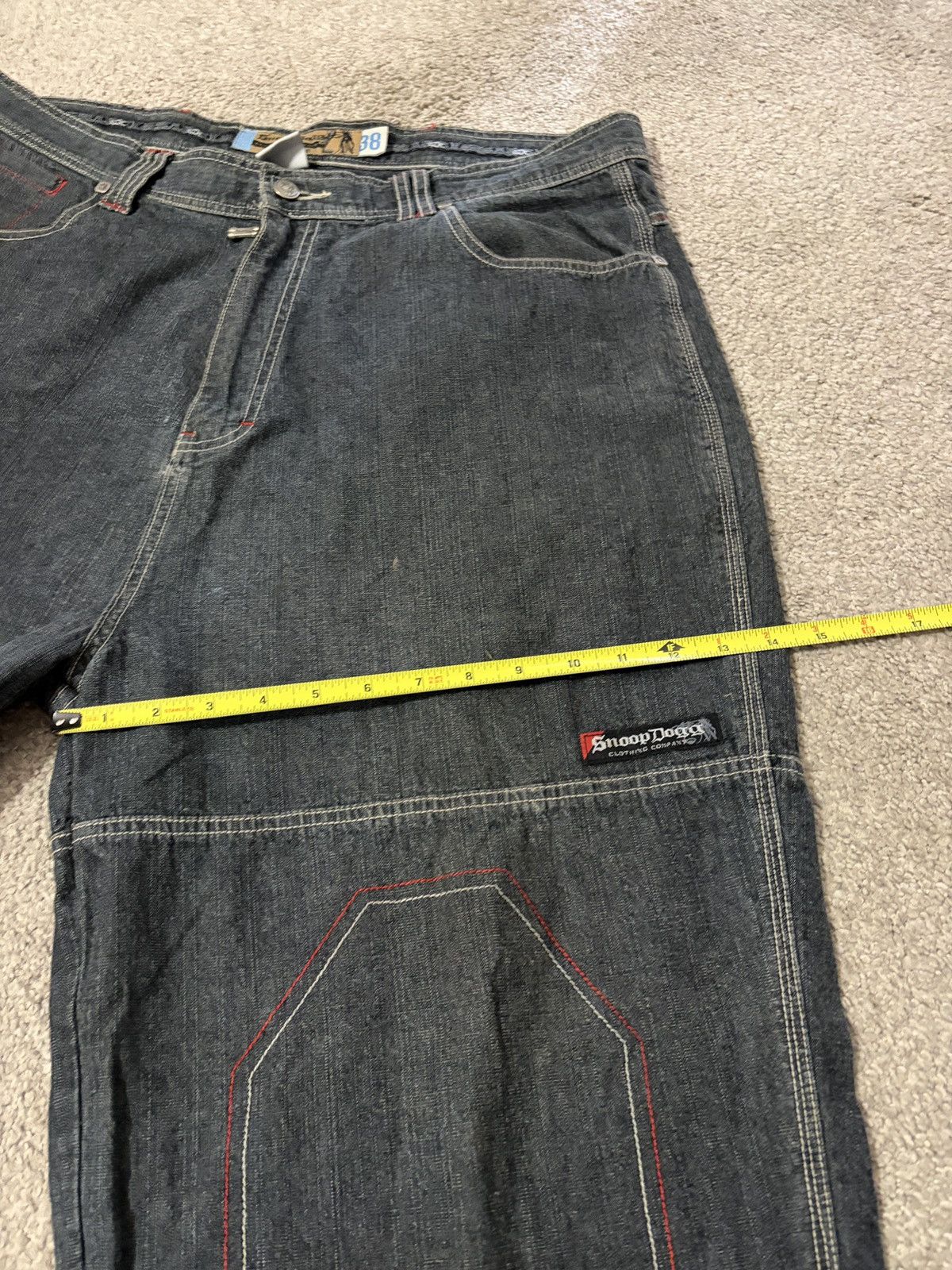 Snoop Dogg Vintage Y2K Snoop Dogg Baggy Embroidered Jeans Size 38/33 Size US 38 / EU 54 - 6 Thumbnail