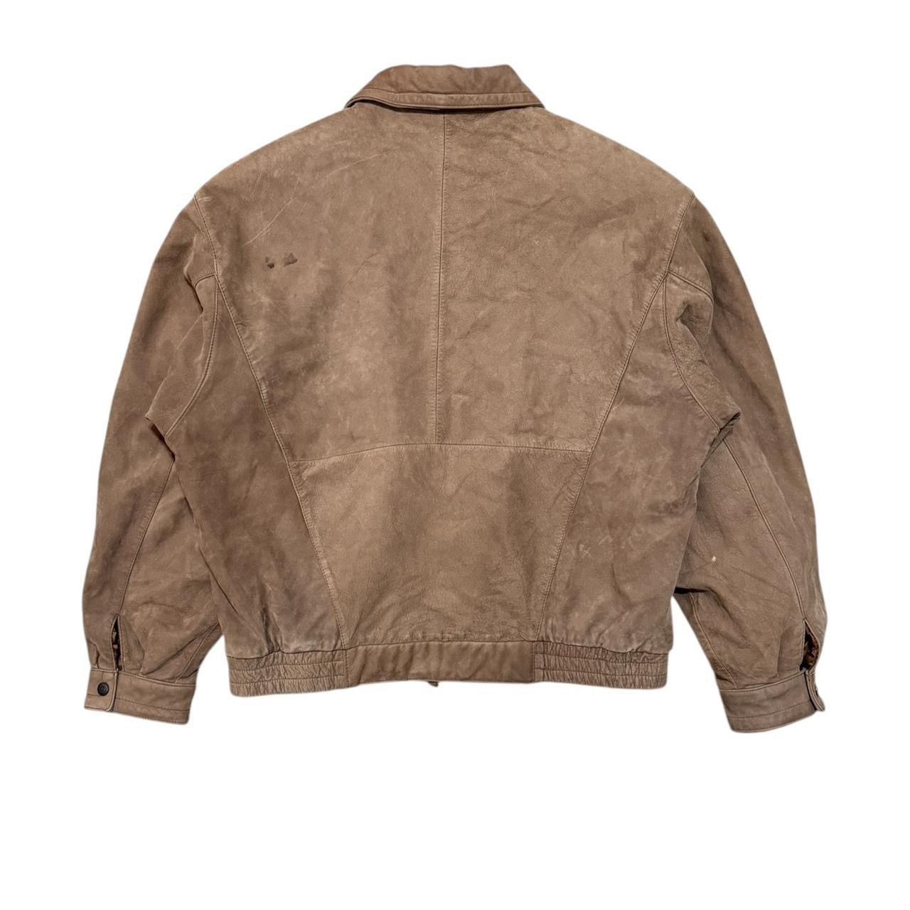 Other 1990s True Breed Suede Leather Bomber Jacket Size US L / EU 52-54 / 3 - 2 Thumbnail