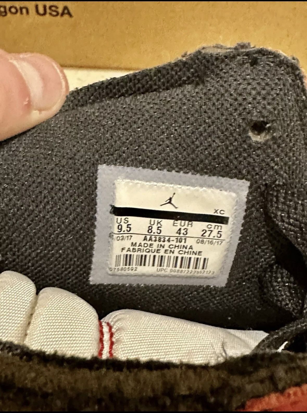 Jordan Brand × Off-White Jordan 1 Retro OG x Off White Chicago Size US 9.5 / EU 42-43 - 12 Thumbnail