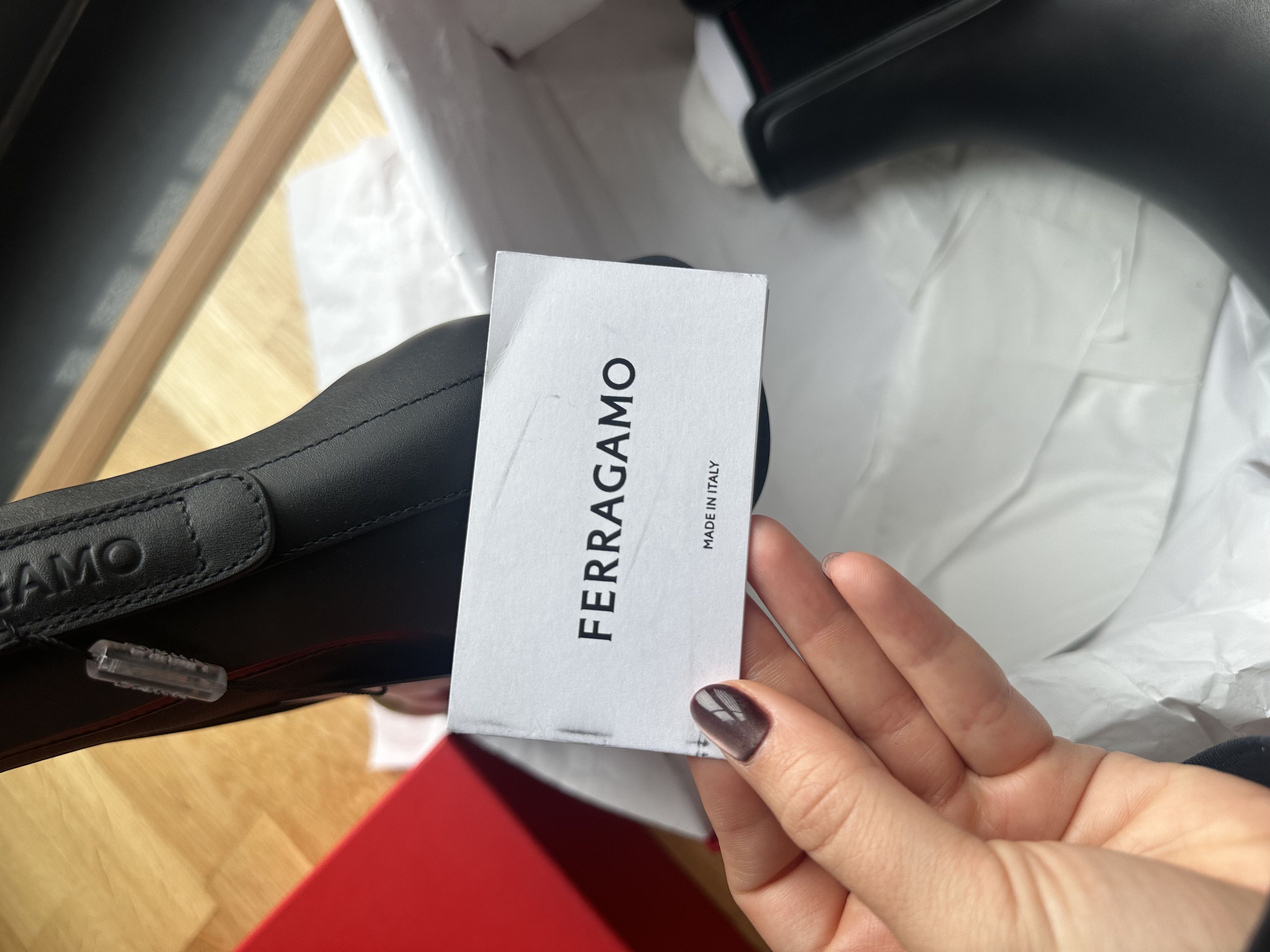 Salvatore Ferragamo Ferragamo “Cezanne” Black Leather Chelsea Boots Size US 10 / EU 43 - 9 Thumbnail