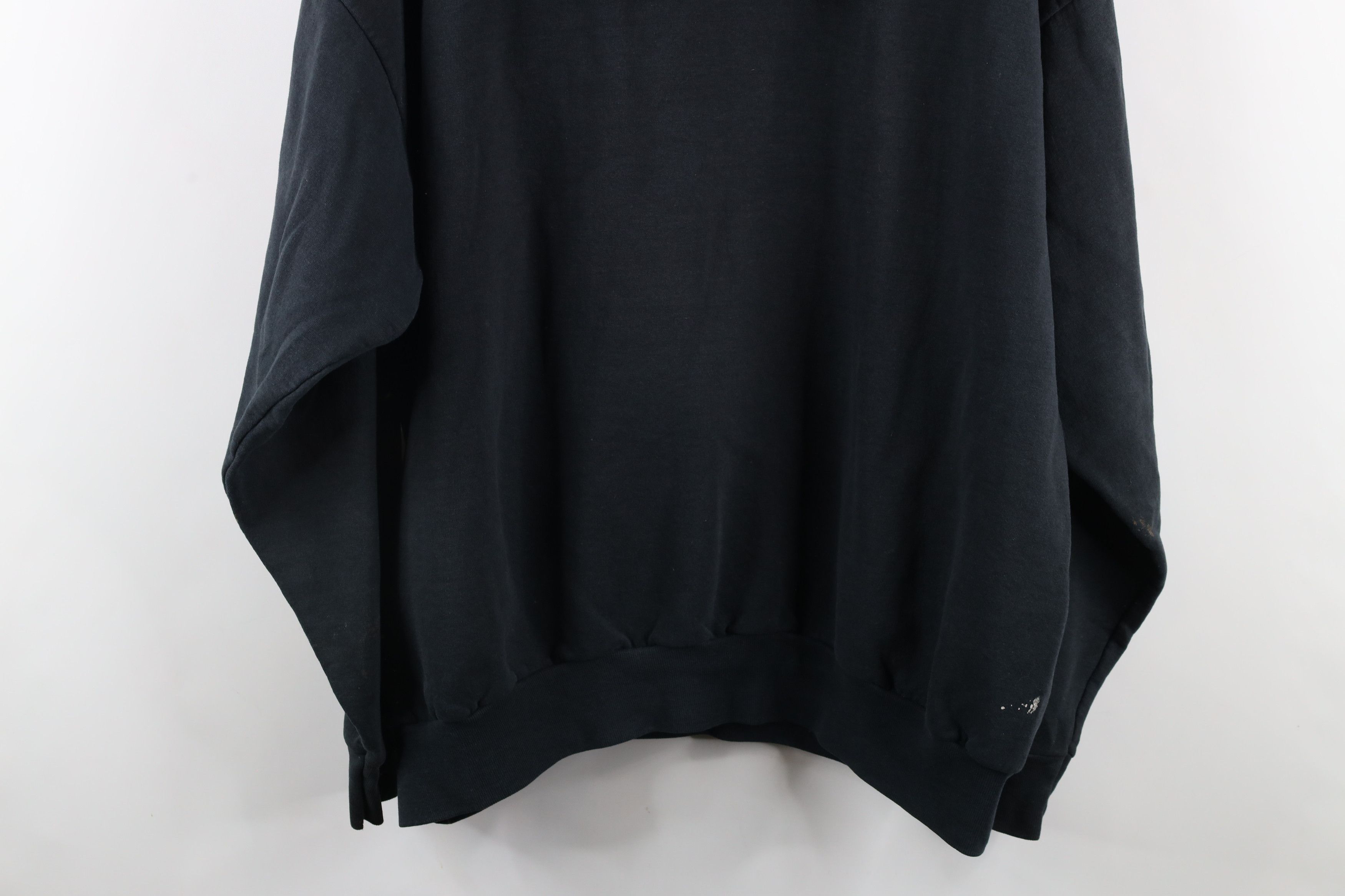 Vintage Vintage 90s Streetwear Deer Buck Nature Hoodie Black Size US XXL / EU 58 / 5 - 17 Thumbnail
