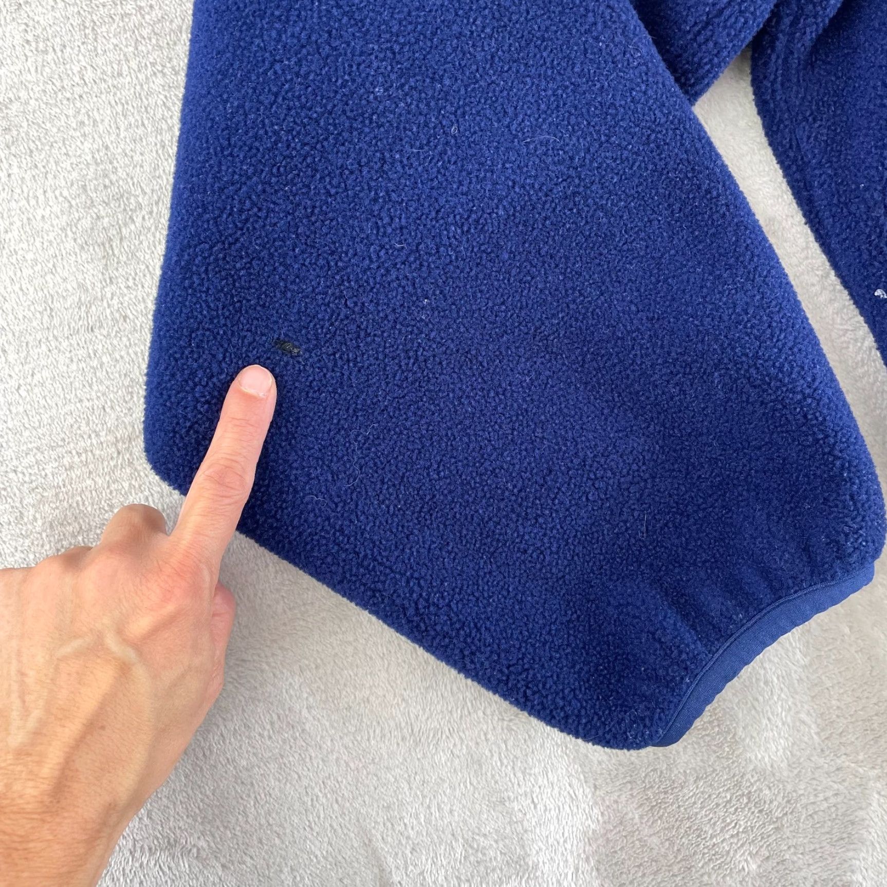 Vintage VINTAGE LL Bean Mountain Deep Pile Fleece Jacket Blue Men XL Full Zip 90's Logo Size US XL / EU 56 / 4 - 7 Thumbnail