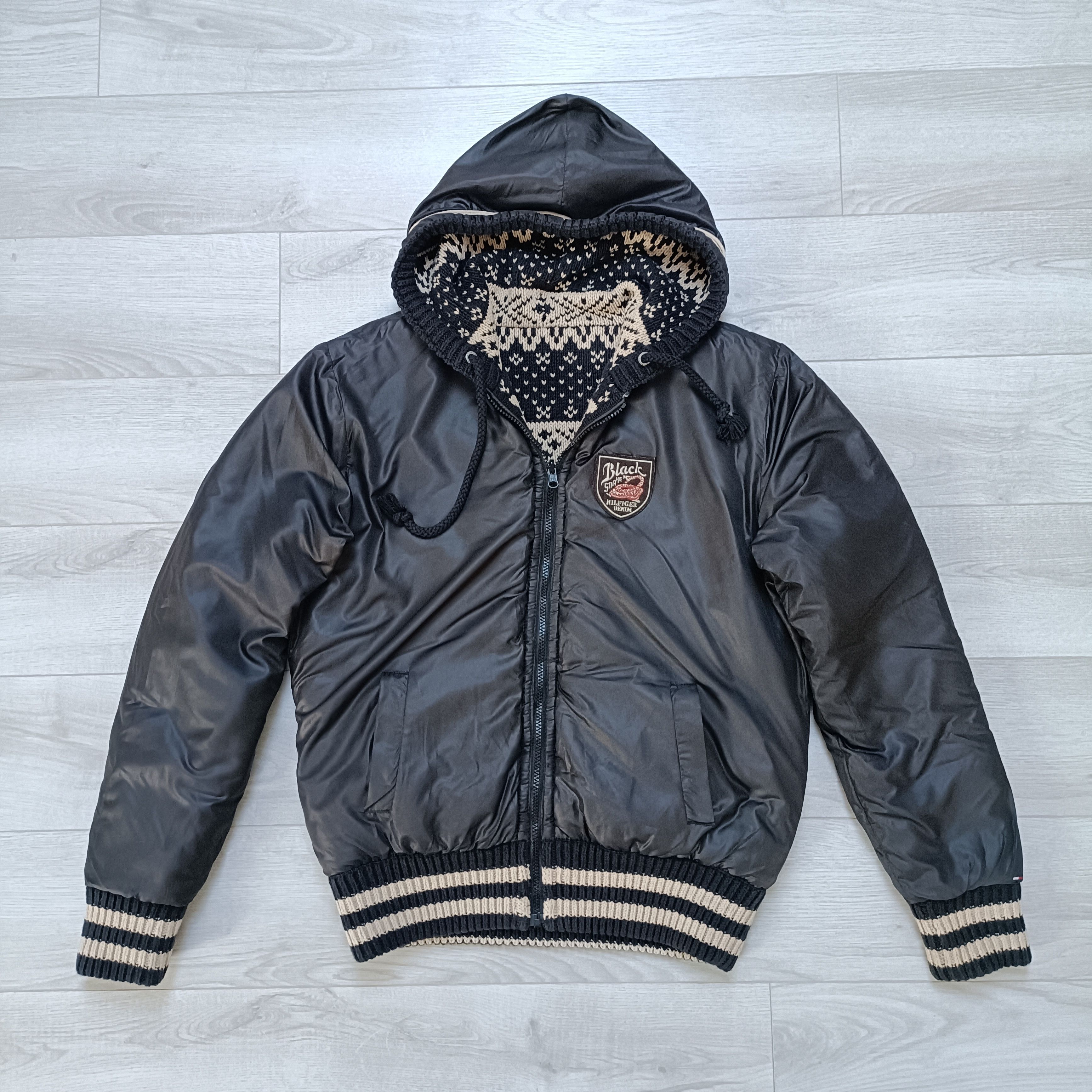 Tommy Hilfiger Men's Reversible Cotton Hooded Full Zip Jacket ! Size US S / EU 44-46 / 1 - 4 Thumbnail