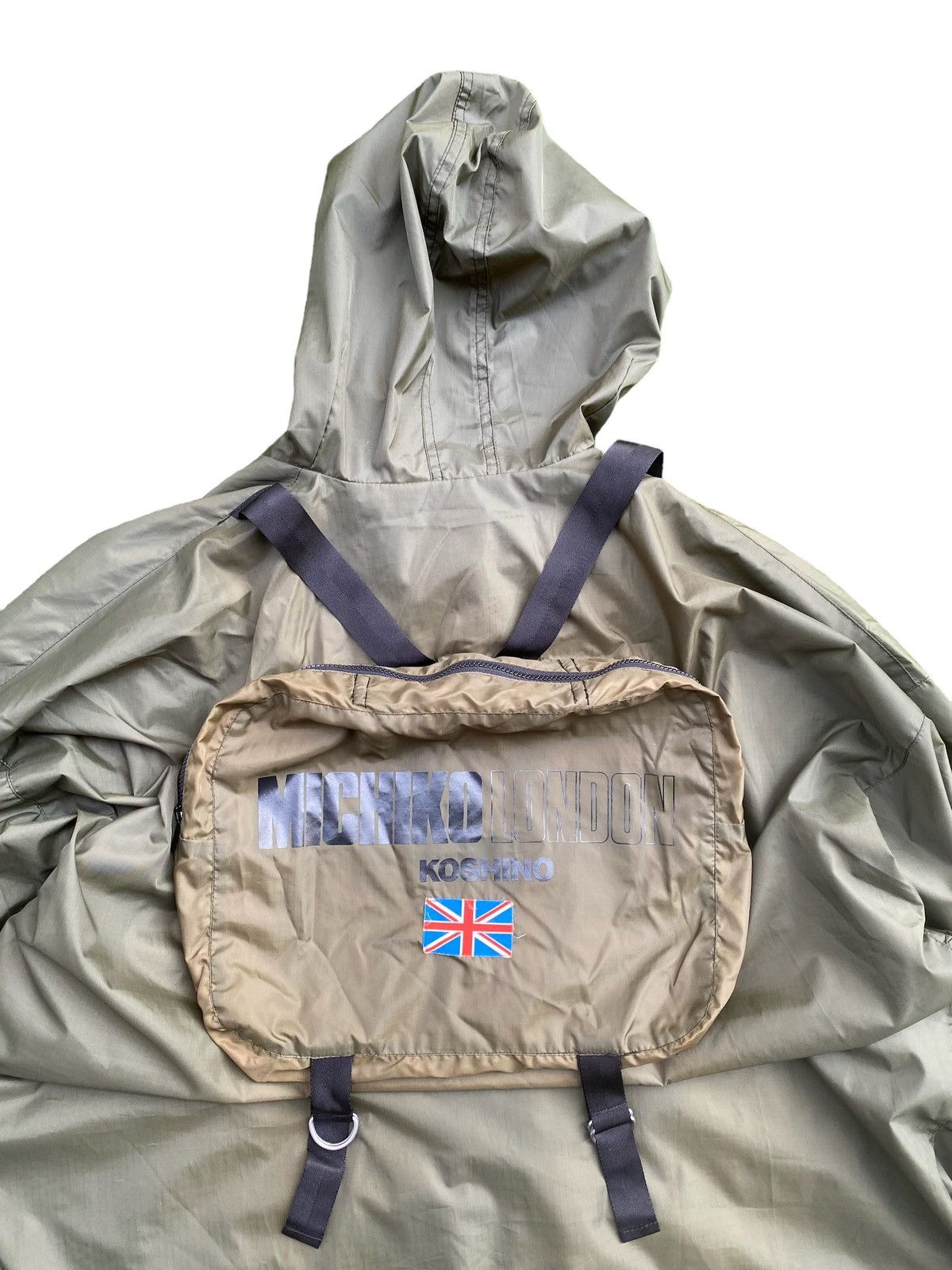 Issey Miyake MICHIKO KOSHINO Baloon jacket Parachute tactical Bags hoodie Size US XL / EU 56 / 4 - 10 Thumbnail