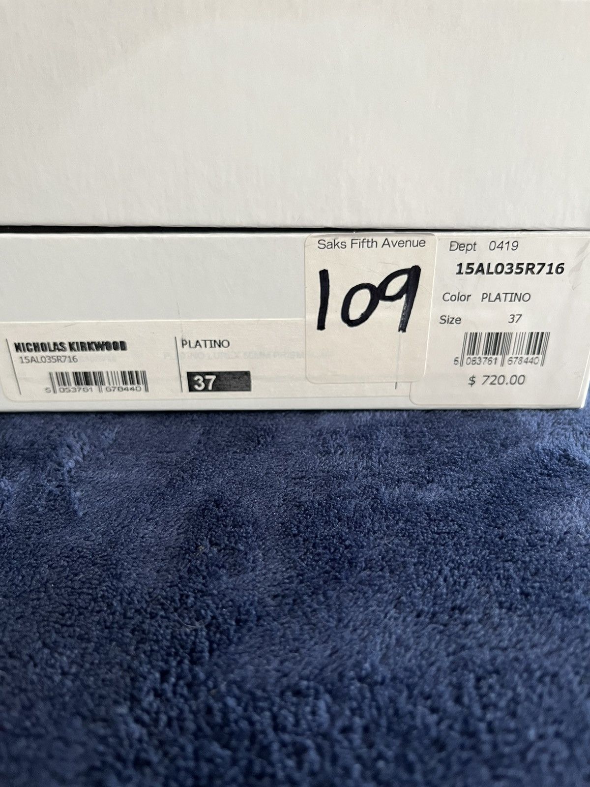 Nicholas Kirkwood Nicholas Kirkwood Platinum Size US 7 / IT 37 - 10 Thumbnail